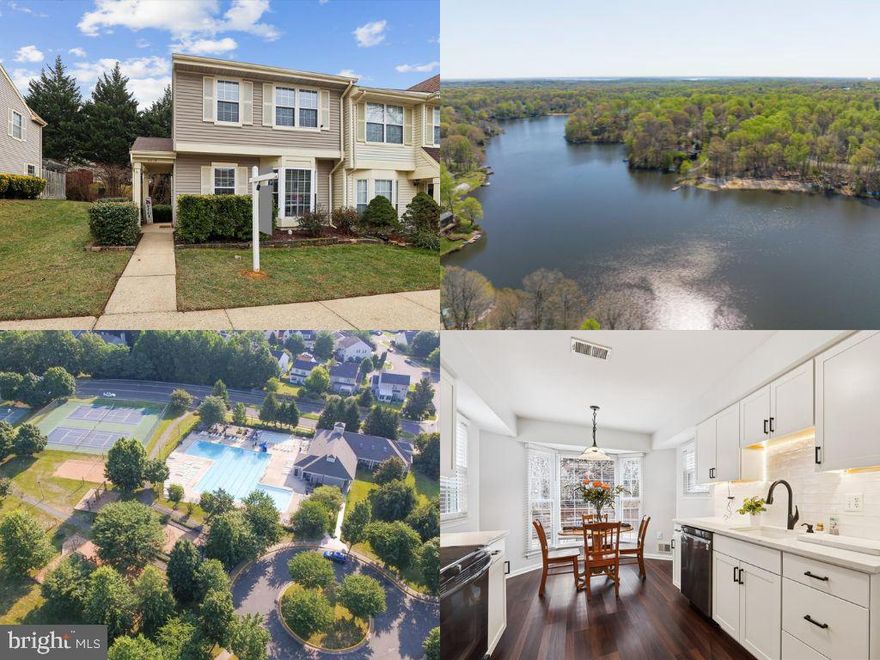 Best value in Montclair! This picture-perfect end-unit townhome in Southlake Landing shines with major updates: Roof & Bryant HVAC (2015), new LG dishwasher and washer/dryer (2023), microwave (2022), all-new main-level flooring (2022), full kitchen renovation with new cabinets & quartz counters (2023), and complete plumbing update (2022).  BONUS, This listing now qualifies for special financing through Project My Home for qualified buyers with interest rates as low as 4.99%! 
Enjoy an easy-care lot with community-provided lawn maintenance and a refreshed, fully fenced ground-level deck. Step inside to an open living room with a bay window, leading to the spacious renovated eat-in kitchen and flexible dining/office space with French doors to the deck. Main-level laundry, utilities, and a charming powder room offer convenience.
Upstairs, no carpet anywhere—just seamless, updated flooring and fresh paint throughout! All three bathrooms have been refreshed with new faucets, mirrors, and more. The airy upper level features a skylight, a lovely primary suite with attached bath, plus two additional bedrooms and an additional full bath in the hallway.
Residents enjoy Southlake amenities, Lake Montclair’s private beaches, a swimming pool, playgrounds, and the unbeatable convenience of being walking distance to the state-of-the-art Montclair library, shopping, and dining.  Enjoy all the incredible amenities Montclair has to offer including a 109-acre stocked lake with 3 sandy beaches, boat ramp, boat storage, fishing piers, playgrounds/tot lots, ball fields, exercise stations, new dog park, 18-hole golf course with full-service Country Club, ...the list goes on!  Easy access to I-95 and nearby commuter lots/buses make it easy to commute to DC, the Pentagon, and beyond. Home is currently enrolled in a premium home warranty with the option to transfer to buyer at closing.
End units here are coveted—don’t miss this turnkey gem!