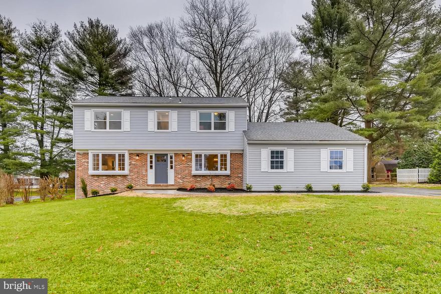 Gorgeous colonial in sought after Valley Mede with over 2,800 finished Sq Ft of beautifully renovated living space. This fully renovated family home features a gourmet eat-in kitchen with white shaker custom cabinetry, SS appliances, farm sink, granite counters and tile backsplash. Huge sunlit rooms, gas insert ready fireplace. 4 oversized bedrooms, spacious master with full bath. Hardwood floors and extensive moldings throughout. Finished walkout lower level, 2 car garage, fresh paint inside and out. All new HVAC, roof, windows, 200 amp electric service and lighting. Large open yard with covered porch perfect for gathering - TOO MUCH TO LIST. Spectacular home offers high-end finishes, great schools in an amazing neighborhood. Visit today and make it yours! VACANT - MUST SEE HOME. Lights are on and doors are open for A HANDS FREE EXPERIENCE!