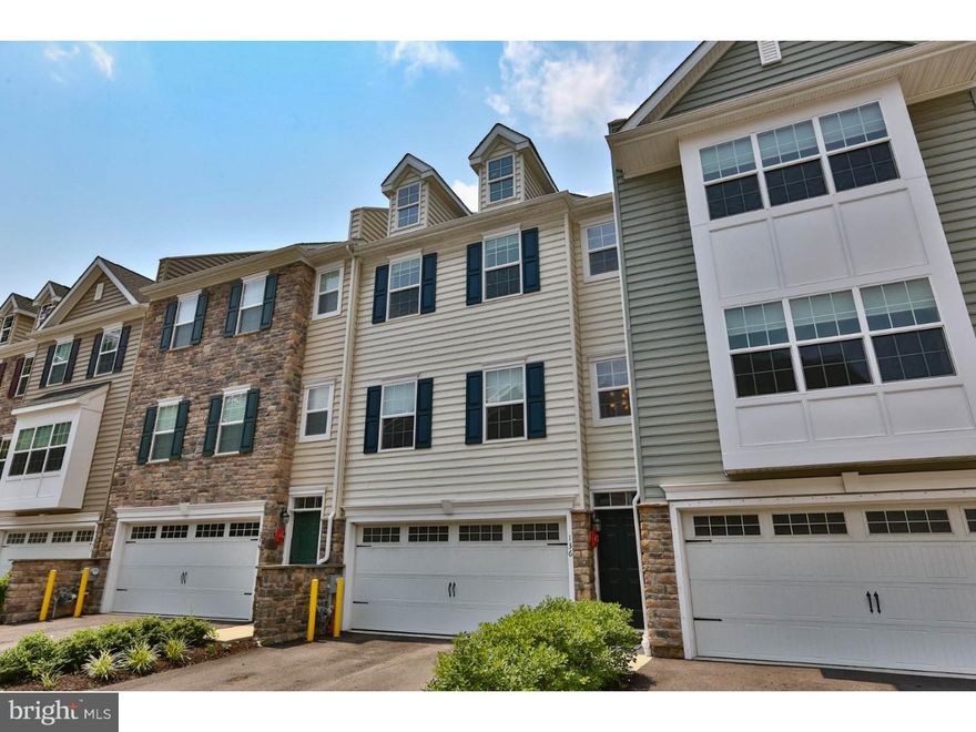 Available Septemebr 1 Living In Luxury! Beautiful 2-bedroom, 2.5 bath row filled with every bell and whistle from top to bottom. Pristine condition, move-in ready. An open and airy floor plan allows for the perfect set-up when entertaining guests and visitors. 9 ft. ceilings, hardwood flooring, gas fireplace, recessed lighting, flows right throughout the living and dining area. Contemporary chef-style kitchen designed to include counter seating, a center island, granite counter-tops, maple cabinetry, stainless steel appliances. Sliders in the dining room lead out back to a huge deck with incredible views. Additional half bath complete the 1st floor. Continue to the upper level which showcases an oversized main suite w/ private bath, an additional bedroom of great size, 2nd hall bath w/shower&tub combo. Down to the lower level awaits the fully finished area. Easy maintenance of tile floor, spacious laundry area, extra storage, and sliders exit out back. Central air, tastefully decorated with warm, neutral colors, attached garage plus driveway parking. Upper Merion school district, within minutes to Conshohocken's attractions, shopping centers, major roads and highways. Close to Plymouth Meeting, I-76, King of Prussia and college universities!