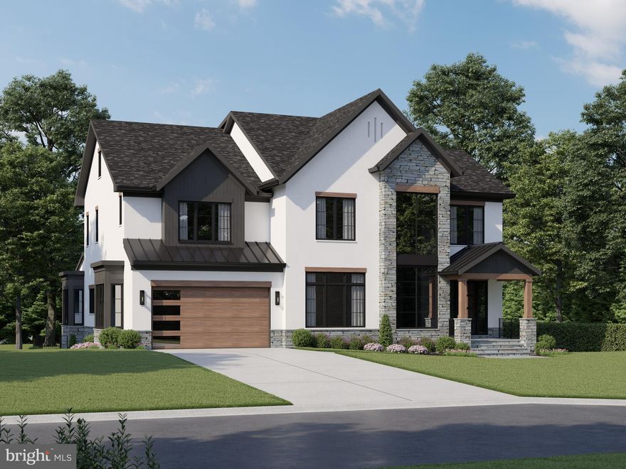 Custom home by the award winning Avatar Design Build  team, in the Walt Whitman pyramid, designed by Claude C. Lapp Architects - boasting nearly 7,500 square feet on 4 finished levels. This home features 7 bedrooms, 6 full baths and 2 half Baths, an expansive owner’s suite with a balcony, an enormous closet and spa bathroom with freestanding soak tub and separate shower.  Each of the spacious bedrooms has an attached bathroom!  The main level features a contemporary open layout with gourmet kitchen and a separate breakfast area, leading to the Great Room with a gas fireplace and beamed ceilings, which is adjacent to a screened-in porch and rear deck for perfect indoor/outdoor entertaining.  The main level also features 10 foot ceilings, a formal dining room, a butlers pantry, an office and so much more.  The finished basement includes a beautiful wet bar, a large recreation area, and an additional bedroom with an attached bath.  If that wasn't enough, this home also has a loft, with an additional office space, another bedroom and full bathroom and a beautiful rooftop.  Pre-construction with time to customize to make this home truly yours!  Expected delivery in Summer 2024.