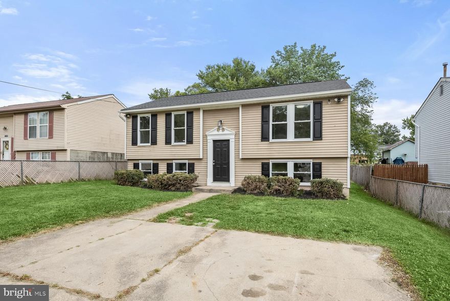 Welcome to this stunning home in desirable Capital Heights that is gorgeous inside and outside and truly move-in ready! Updated with high-end materials and modern finishes, this home is sure to please the pickiest buyer! This is the one you have been waiting for! Enter into a light filled foyer that leads to the main level which is flooded with natural sunlight. The whole house boasts trendy new luxury vinyl floors and is sun lit through and through - sunglasses are recommended! The living room opens to a splendid kitchen with new quartz counters, new enhanced cabinetry with ample storage space, and stainless steel appliances and opens to a deck and the private backyard. There are two bedrooms with closets as well as a spacious bathroom with the latest tiles, faucets, and a shower. The fully finished lower level boasts new floors, recessed lights, windows, a recreation room, a bedroom, and a full bath. There is a laundry/utility room that has plenty of space for storage and access to the backyard. New roof and HVAC and so much more. The home has a deck and a private backyard that is perfect for outdoor entertaining and relaxation. Driveway for parking and plentiful street parking. This home has a prime location for easy access to commuter routes 495, Route 214, shopping, dining, parks, trails, and entertainment.  This property is minutes away from Fairmount Heights Park, Birchleaf Park, Whole Foods Market, K & Y Grocery, FexEx Field and Restaurants.