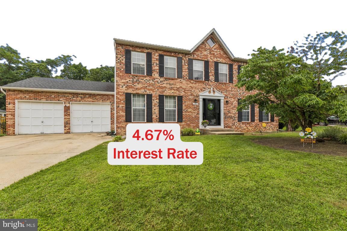 Purchase this home with a 4.67% Assumable Loan Interest Rate. Seller will also consider closing cost assistance. Welcome to this well-maintained 4 bed/3.5 bath brick front colonial in quietly tucked
away Clinton View. This home offers the perfect space to live and thrive, as it is close to the beautiful Cosca Regional Park, extensive shopping options, major hotspots, great dining experiences, accessible transportation, and close proximity to all major thoroughfares to include the
National Harbor, Historical Old Town Alexandria and Downtown DC. At almost 3700
sqft, there is plenty of room for everyone to spread out. The main floor offers an open
floor plan, which is perfect for entertaining or enjoying intimate quiet moments around
the wood-burning fireplace. There are easy to maintain hardwoods and LVT flooring
throughout, an abundance of natural light, high ceilings, a large separate living and
dining room, an eat-in-kitchen w/island, 42-inch cabinets, and a half bath for guests.
The 2-car garage offers easy access for grocery transport and convenience on cold
winter nights. The upper level features a huge primary bedroom w/an en-suite that
includes a jacuzzi tub and separate shower, double vanities, secondary access to an
adjoining bedroom with double closets, an enormous walk-in closet, as well as 2
additional spacious bedrooms, and a full hallway bath. The lower level features an open
family room, a bonus room, a full bathroom, a washer/dryer, backyard access, and
several areas for holiday and seasonal storage. The home comes with low maintenance
curb appeal, a large fenced-in manicured backyard, and a large deck that is perfect for
outdoor activities, entertaining, and plenty of fun year-round! This entire home is a
perfect blend of spaciousness and cozy comfort. Book your appointment today, so you
can move-in right on time to host your Labor Day BBQ!