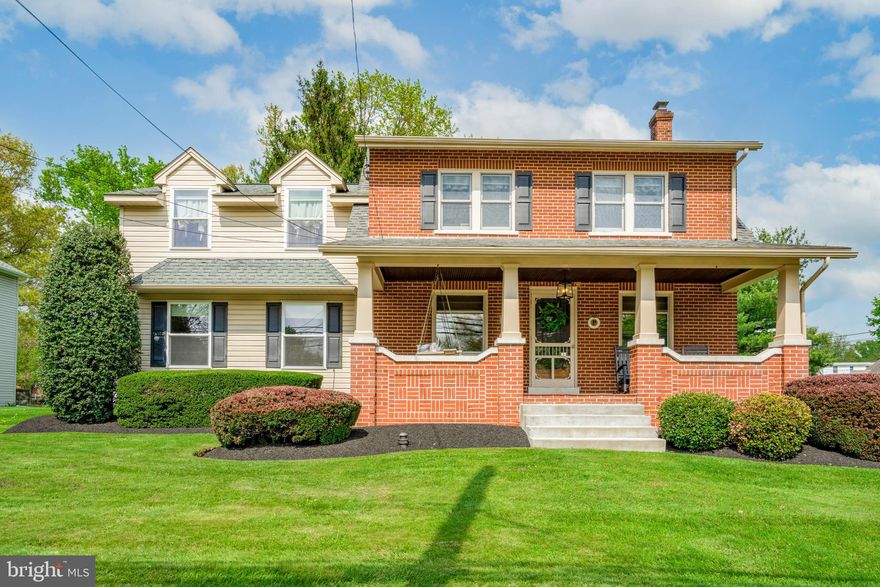 **OPEN HOUSE CANCELLED!**
This charming updated brick craftsman style home in the heart of Telford offers a delightful living experience. With 3 bedrooms and 2.5 baths, it provides ample space for comfortable living. As you approach the property, you'll be immediately impressed by its well-maintained exterior. The manicured lawn and fenced back yard provide a picturesque setting, offering plenty of space for gardening and outdoor activities. The property also features an oversized 2-car garage, a well-maintained shed, and a patio. Don't forget to take a moment to appreciate the lovely front porch before entering. Stepping inside, the front door leads you into a formal living room adorned with stunning woodwork, which is sure to leave a lasting impression. Large windows flood the room with natural light, creating a bright and welcoming atmosphere. From the spacious dining room, you'll find the bright and cheery kitchen. It boasts granite countertops, a ceiling fan, recessed and pendant lighting, wainscoting, crown molding, and abundant cabinet space. The breakfast bar seamlessly connects the kitchen to the expansive family room addition. With its numerous windows, crown molding, recessed lighting, and a sizable storage closet, this space is perfect for relaxing and entertaining. Conveniently located off the kitchen, a mud room and powder room provide additional practicality to the home's layout. Ascend the gorgeous staircase to the upper level, where three generously sized bedrooms await. The master bedroom offers a luxurious retreat and features a walk-in closet, providing an abundance of storage space for your wardrobe and personal belongings and the convenience of a full bathroom. The upper level also includes another full bath and a walk-up attic that is floored, providing ample storage. The walk-out unfinished basement offers even more storage space, ensuring that all your belongings have a place. This home has been exceptionally well maintained, reflecting the pride and care of the current owners. Its location is highly convenient, with a park, schools, shopping, and dining options just steps away. Access to Route 309 and other major routes is also nearby, making commuting a breeze. Don't miss the opportunity to make this beautiful property your new home!