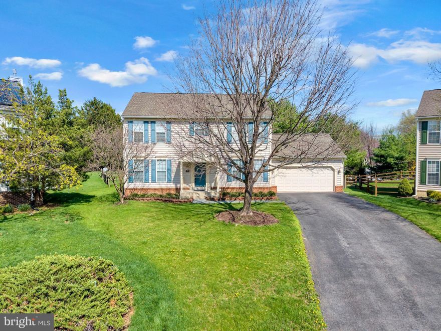 Nestled on a quiet cul-de-sac, this stunning colonial effortlessly blends charm, comfort, and modern updates—making a lasting impression from the moment you arrive. Freshly painted and enhanced with beautifully refinished hardwood floors, the home offers a bright, open-concept layout designed for both everyday living and effortless entertaining.

With 4 spacious bedrooms and 2.5 bathrooms, every corner of this home feels light-filled and inviting. The expansive kitchen flows seamlessly into the dining area, creating an airy space perfect for gathering, while generously sized bedrooms and thoughtfully designed bathrooms provide a sense of comfort and retreat.

Step outside to a beautiful deck—an ideal setting for hosting, unwinding, or enjoying peaceful evenings overlooking the fully fenced yard. Downstairs, the fully finished basement offers endless possibilities, whether you envision a home theater, gym, playroom, or additional living space tailored to your lifestyle.

Complete with a garage and tucked away in a serene setting, this home offers the perfect balance of privacy and convenience—just minutes from the charm, dining, and shopping of downtown Frederick.

Some photos have been virtually staged to help illustrate the home’s full potential.