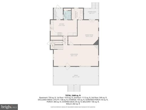 Tiny photo for 207 Hawthorne Road, BALTIMORE, MD 21210 (MLS # MDBA2211768)