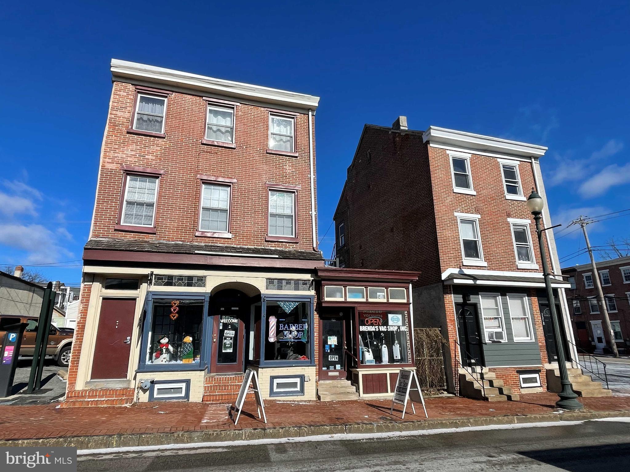 Mixed-use investment property in downtown West Chester with STUDENT PERMITS. This property has great access to all the town has to offer with shops and restaurants, while also being within walking distance to West Chester University's campus.
This property features a 6,535 SF building situated on 0.14 acres across two parcels. Zoned within the TC, Town Center District, the site is subject to HARB regulations and benefits from a Retail Overlay, making it an ideal location for a variety of commercial uses. The property offers six on-site parking spaces.