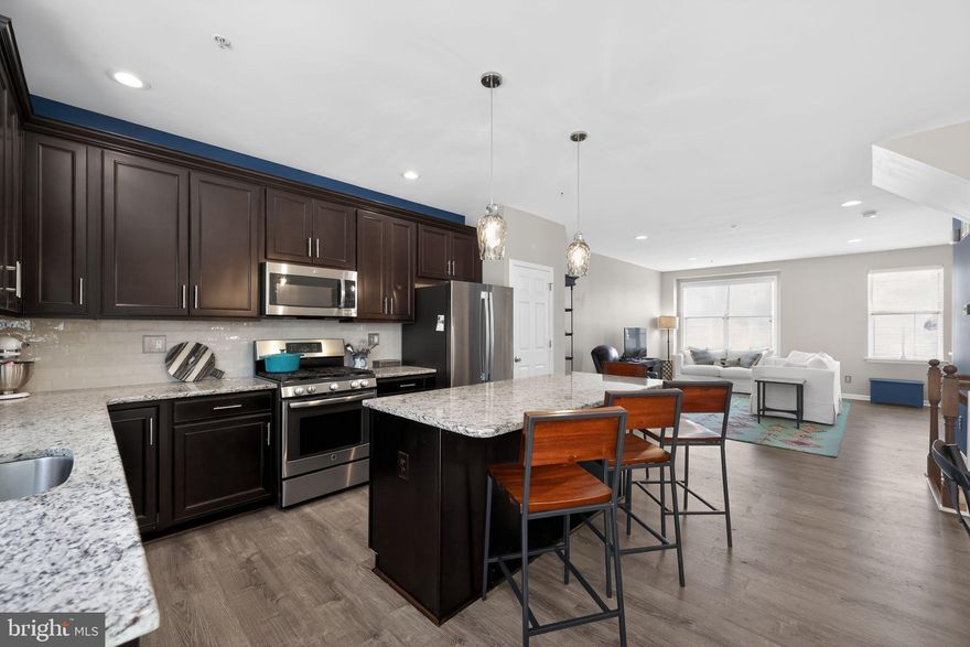 Open House: Sunday 3/15/26 1pm -3pm.

Price Improvement!    Now offered at $375,000. 


Built in 2016 (newer construction).
Low-maintenance townhome living
Open-concept layout.
Easy access to I-95 / Philly . 


Rare Kedron Station townhome built in 2016 with open-concept living, oversized kitchen island, and private deck for outdoor entertaining.

It's the perfect blend of modern comfort and traditional style. 1st floor enters to the foyer with large coat closet and garage access, continue on to a bright family room with half bath and glass sliders out to the back. Next level up, the open floor plan of the great room invites you to enjoy seamless living and entertaining with high ceilings, recessed lighting, luxury vinal wood floors. The gourmet kitchen features stainless steel appliances, (brand new refrigerator), granite countertops, expansive cabinetry (owner upgraded with additional cabinets), a large island with generous seating, and pantry. The dining area is full-sized and has glass sliders to access the extended back deck, ideal for morning coffee or evening gatherings. Upstairs, retreat to the primary bedroom with an en suite bathroom, large windows, ceiling fan, and 2 large closets, one of which is a walk in with built in laundry bins and a chandelier.  Both closets have been fitted with closet systems from Closets by Design, an investment of $6000.00. 2 more bedrooms, a hall bath, and the laundry complete this floor.   
The community boasts well-maintained sidewalks and street lights, enhancing your strolls. Enjoy easy access to public transportation, with a commuter rail station and bus stop less than a mile away. Nearby parks and excellent schools enrich the neighborhood, providing a vibrant community atmosphere. With an attached garage and driveway parking, convenience is at your fingertips. Experience the warmth of home in this exceptional property!