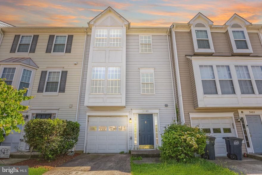 Welcome home to this beautiful 3 bedroom, 2.5 bathroom townhouse with 1-car garage in the peaceful Seton Square neighborhood. This 3-level townhouse has a spacious living area with large windows which allow for abundant natural light to stream in and reflect off of the hardwood floors. The kitchen comes equipped with stainless steel appliances and a convenient island so cooking is a seamless experience! The upper level of the home has all 3 bedrooms, including the spacious primary bedroom with private en-suite bathroom and large walk in closet. The lower level walk-out basement features tile flooring and is the perfect space for a home gym or additional living space. This home is conveniently located within walking distance to the Bladensburg Community Center and is only a few minutes away from several shopping and dining options. Don’t miss the chance to call this place home!