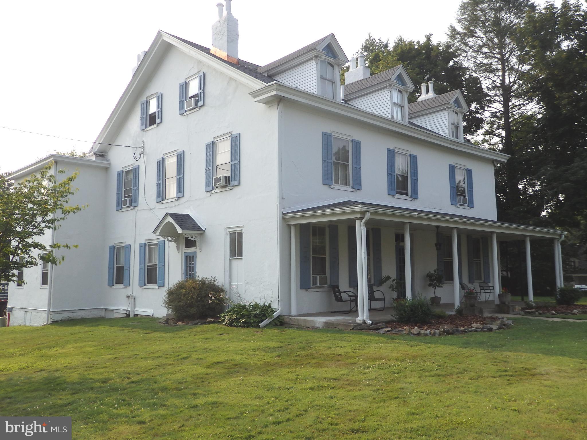 Nine Unit Apartment Building in the Llanerch Neighborhood of Haverford Township. Â Convenient location close to Chatham Park Elementary School, public transportation, Haverford YMCA, Skatium, Pennsy Trail, Grange Playground / Park, Karakung hiking trails, Haverford Township Library, Chatham Glen Park & many other Township Parks that offer: softball and baseball fields, playground equipment, tennis courts, basketball courts, barbecue and nature areas. Numerous Recreation & Park Programs for everyone. Short distance to Brookline Boulevard that offers many many restaurants, shops and local attractions. Easy access to routes 1, 3 & 476 and less than 30 minutes to Center City, Valley Forge, King of Prussia & the Philadelphia International Airport.
The Original Building was constructed in 1740, the Center of Building added in 1860 & Rear Addition in 1920. Â Situated on a large level 150 x 150 lot with detached two car garage / new roofs on building in June, 2021 / new garage siding, capping & overhead doors July, 2021
9 Units consists of 2 Studios, 5 one bedroom and 2 two bedrooms apartments:
1A - 2 Bedroom $1375 month - about 950 sq ft / 5 rooms
1B - Â Studio $ 795 month - about 200 sq ft / 2 rooms
1C - 1 Bedroom - $1050 month - about 700 sq ft / 4 rooms
1D - Â Studio - $ 975 month - about 375 sq ft / 3 rooms
2A - 1 Bedroom - $1125 month - about 675 sq ft / 4 rooms
2B - 1 Bedroom - $ 925 month - about 475 sq ft / 4 rooms
2C - 1 Bedroom - $ 965 month - about 500 sq ft / 4 rooms
2D - 1 Bedroom - $1150 month - about 690 sq ft / 4 rooms
3A - 2 Bedroom - $1380 month - about 950 sq ft / 5 rooms
All leases are available and can be provided upon request.
1 garage - rented at $120 month
1 garage - owner uses / potential for $120 per month
Plus Laundry Income $125 month
Total Income: $10,105.00 month / 121,260.00 year
Owner Expenses: PECO $320 month / AQUA $179 month / Trash $106 month / Lawn & Snow $160 month / Insurance $443 month / Taxes $843 month / Township rental license $45 month / Maintenance $310 month.
Total expenses: $2406.00 Â month / $28,872.00 year.
There are separate electric panels and gas meters for each unit.
Heat is common and the heater (gas) was replaced in 2015.
Water is common and there are 2 newer gas hot water heaters in 2018 & 2019.
There are 9 separate storage areas in basement level for tenants and additional storage for the owner.
This attractive  building has been well maintained and family owned for 35 years.  This great income producing and prestigious property is a rare find in today's marketplace and a smart addition any investor's portfolio. This property offers strong cash flow with excellent tenants in place creating a value-add opportunity for a savvy real estate investor.