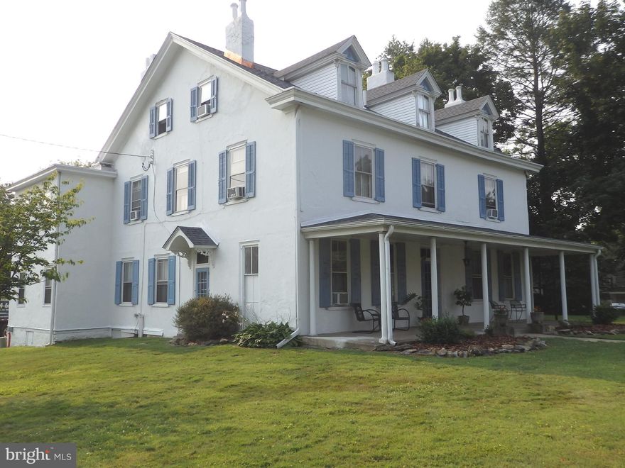 Nine Unit Apartment Building in the Llanerch Neighborhood of Haverford Township.  Convenient location close to Chatham Park Elementary School, public transportation, Haverford YMCA, Skatium, Pennsy Trail, Grange Playground / Park, Karakung hiking trails, Haverford Township Library, Chatham Glen Park & many other Township Parks that offer: softball and baseball fields, playground equipment, tennis courts, basketball courts, barbecue and nature areas. Numerous Recreation & Park Programs for everyone. Short distance to Brookline Boulevard that offers many many restaurants, shops and local attractions. Easy access to routes 1, 3 & 476 and less than 30 minutes to Center City, Valley Forge, King of Prussia & the Philadelphia International Airport.
The Original Building was constructed in 1740, the Center of Building added in 1860 & Rear Addition in 1920.  Situated on a large level 150 x 150 lot with detached two car garage / new roofs on building in June, 2021 / new garage siding, capping & overhead doors July, 2021
9 Units consists of 2 Studios, 5 one bedroom and 2 two bedrooms apartments:
1A - 2 Bedroom $1375 month - about 950 sq ft / 5 rooms
1B -  Studio $ 795 month - about 200 sq ft / 2 rooms
1C - 1 Bedroom - $1050 month - about 700 sq ft / 4 rooms
1D -  Studio - $ 975 month - about 375 sq ft / 3 rooms
2A - 1 Bedroom - $1125 month - about 675 sq ft / 4 rooms
2B - 1 Bedroom - $ 925 month - about 475 sq ft / 4 rooms
2C - 1 Bedroom - $ 965 month - about 500 sq ft / 4 rooms
2D - 1 Bedroom - $1150 month - about 690 sq ft / 4 rooms 
3A - 2 Bedroom - $1380 month - about 950 sq ft / 5 rooms
All leases are available and can be provided upon request.
1 garage - rented at $120 month
1 garage - owner uses / potential for $120 per month
Plus Laundry Income $125 month
Total Income:  $10,105.00 month / 121,260.00 year
Owner Expenses: PECO $320 month / AQUA $179 month / Trash $106 month / Lawn & Snow $160 month / Insurance $443 month / Taxes $843 month / Township rental license $45 month / Maintenance $310 month. 
Total expenses:  $2406.00  month / $28,872.00 year.  
There are separate electric panels and gas meters for each unit.
Heat is common and the heater (gas) was replaced in 2015.
Water is common and there are 2 newer gas hot water heaters  in 2018 & 2019.
There are 9 separate storage areas in basement level for tenants and additional storage for the owner. 
This attractive  building has been well maintained and family owned for 35 years.  This great income producing and prestigious property is a rare find in today's marketplace and a smart addition any investor's portfolio.  This property offers strong cash flow with excellent tenants in place creating a value-add opportunity for a savvy real estate investor.