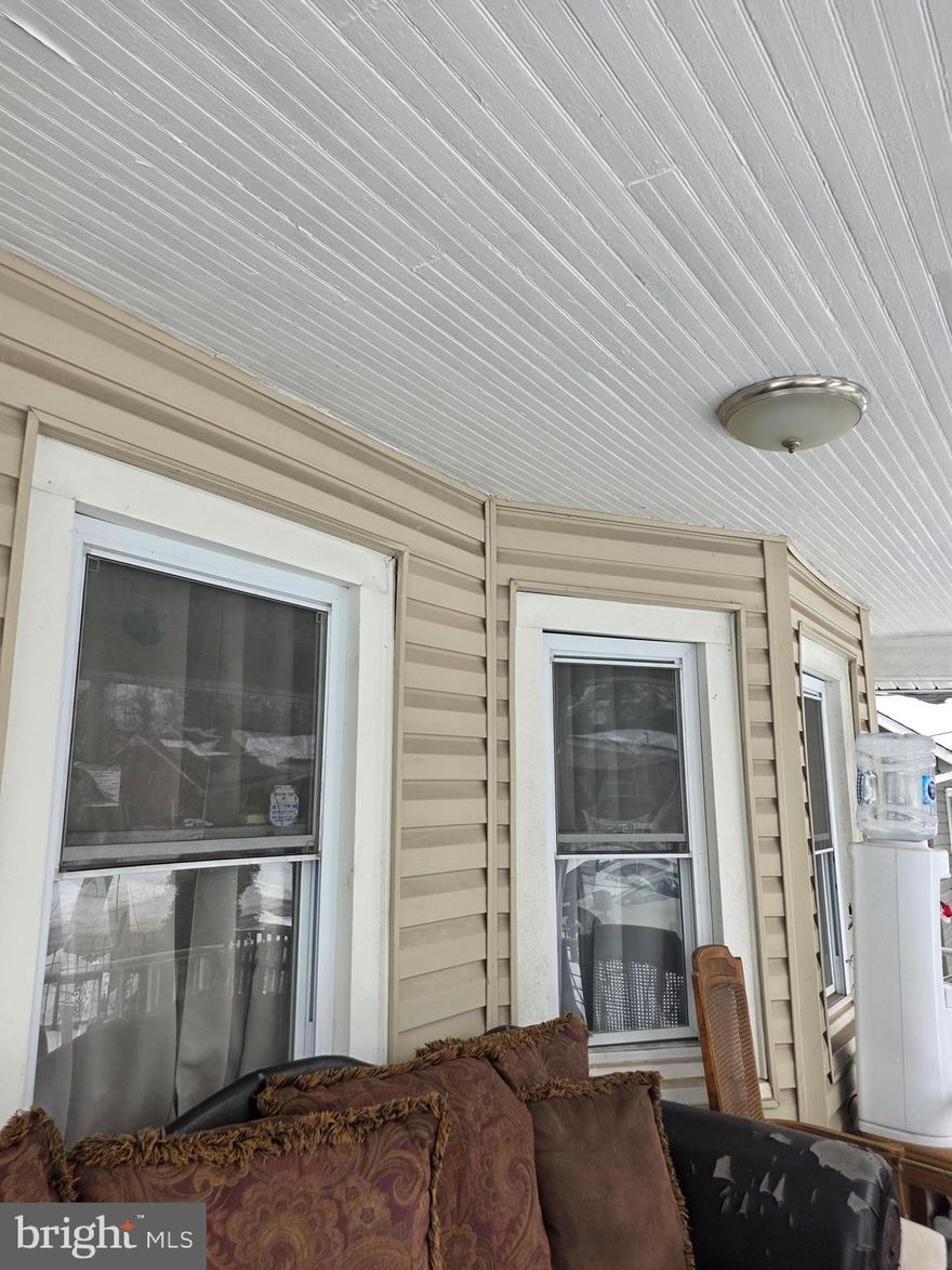 The house is sold as is. Each bedroom upstairs has its own full bath.  Great opportunity for investors.