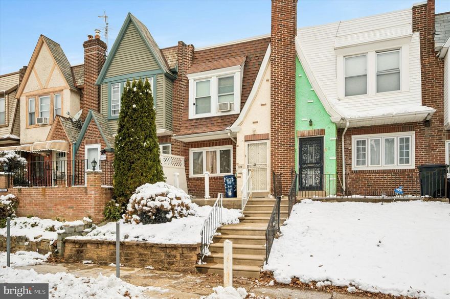 This home in West Oak Lane is a great blend of classic architectural bones and modern functionality, especially with that "straight-through" layout that maximizes light and airflow.
​Interior Charm & Layout ​Straight-Through Design: This floor plan is highly efficient, allowing you to walk from the front living room through the dining area and straight into the kitchen.  While the home currently features wall-to-wall carpeting, the presence of original hardwood floors beneath is a major value-add. This offers a "hidden gem" for future restoration.
​Living & Formal Dining: The separation of a dedicated living room and a formal dining room makes the home feel more substantial and traditional, perfect for hosting sit-down meals.
​Kitchen & Bedrooms: The kitchen leads naturally from the dining area. Upstairs, the two bedrooms are served by a central hall bath, a layout that prioritizes privacy for the sleeping quarters.
​Security & Utility
​Security Front Door: This provides an immediate sense of safety and peace of mind, a practical feature for urban living.
​Full Basement: This  basement has plenty of opportunies for that creative spirit . It essentially doubles your usable living space—ideal for a media room, home office, or a gym.
​One-Car Garage: Having off-street parking in West Oak Lane is a premium convenience, protecting your vehicle and adding storage. ​​Immediate Occupancy: The home is "turn-key" and ready for move-in, meaning no major renovations are required before you settle in.
​Proximity to Schools & Shopping: Being centrally located saves time on daily errands and commutes for families. ​Dining & Entertainment: West Oak Lane's food scene has exploded .You are likely near Great Restaurants for a plesurable experince. ​Great property, Great Opportunity Grant Assistance available ! Come See, Come add your touches to your new home. This property to be sold in as is condition, Great buy to the new owner.