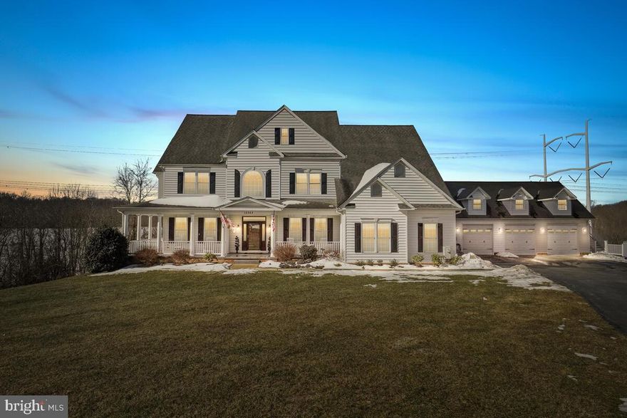 This stunning custom built home won't last long! Sitting on almost 5 acres this home is gorgeous inside and out. Hardwood floors on main level with huge open Kitchen, granite counters, double wall oven, 5 burner stovetop, walk in pantry, 2 dishwashers and so much more. The main level also offers a family room off of the kitchen as well as a formal living room and formal dining room. Separate butler pantries for extra storage. A main level theater room as well as a large office and half bath. Upstairs you will 5 bedrooms with 3 bathrooms all very spacious with large closets. The basement is finished with another bedroom and full bath along with a family room area and wet bar.  Attention to detail is hard to find but not in this home. Custom built-in cabinets on every level, 2 fireplaces one in the basement and one in the main level family room. The beautiful color palette will make you feel like you're in a beach home all year round. This home is made for entertaining not only inside but outside as well . A large covered front porch that wraps around the side and has an entrance into the family room. Very large screened in porch with another deck off of it to enjoy the sun, that leads to the lower deck and pool area. And if this isn't enough space the 3 car garage has a upper level that has been framed as well as wired that can be finished . Whether it be bonfires with friends or quiet nights enjoying the sunset on your back deck this home will not disappoint. Words can't do this house justice this is a MUST SEE!