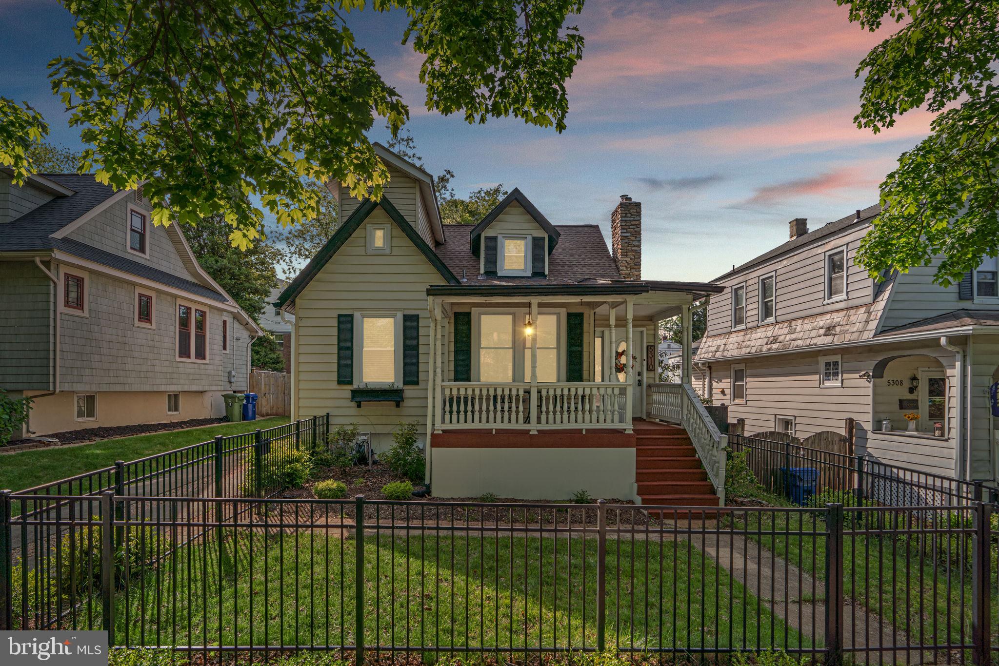 Welcome to 5310 Brabant Road in the Sought-After Westgate Community! Nearly fully renovated in 2017, the property has received massive interior and exterior enhancements, showcasing pride of ownership and thoughtful design. From the moment you arrive, the home impresses with its beautifully manicured landscaping, private parking, and a fully fenced yard that wraps both front and back. The two-car detached garage is finished with electric and recessed lighting, currently functioning as extra storage, but easily convertible to vehicle storage. Inside, the home is absolutely stunning with elegant, contemporary finishes and a warm, neutral palette. The remodeled kitchen is a showstopper, offering quartz countertops, a custom backsplash, floor-to-ceiling cabinetry, stainless steel appliances, an eat-at bar, and walkout access to the rear deck. Custom blinds and bamboo-inspired laminate flooring elevate the living spaces, while bathrooms on each level feature stylish stone tile. The living room and dining room are bright and airy, and lead to a separate office, with doors for added privacy. The two bedrooms on the main level are spacious and convenient! There are two fireplaces, one with a pellet stove insert; both convey as-is.
Upstairs, the spacious owners’ suite includes a cedar-lined closet, two additional closets, and a luxurious full bath with dual sinks and a Jacuzzi tub. The finished lower level offers a cozy retreat of its own, complete with newer carpet, an upgraded full bath, and walk-up access to the backyard—perfect for guests or additional living space. More than $20,000 in professional landscaping creates a low-maintenance yet picturesque setting, including turf and hardscaping in the rear yard, along with privacy fencing around both the yard and deck. Located in the charming, nearly 100-year-old community of Westgate, this home sits near the Baltimore/County line, adjacent to Catonsville. The neighborhood features quaint homes on tree-canopied streets and offers convenient access to all major routes and multiple transit options. This home is a rare blend of character, comfort, and modern upgrades, an exceptional opportunity you won’t want to miss! No HOA!
