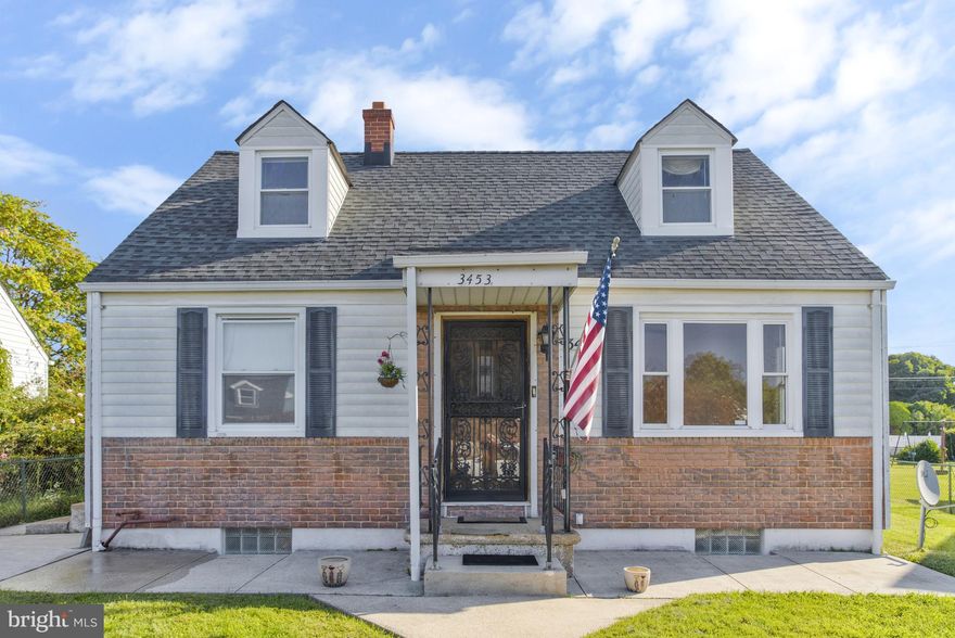 Introducing  Logan Village area of Dundalk. Close to Key Bridge, 695, 95. Fully fenced, level yard. The roof was in 2011, the HVAC was replaced in 2017, and the walk-out basement can be used as storage. Huge enclosed sunroom with gas fireplace facing the flat backyard.  First-floor laundry is conveyed, and parking on the street is allowed. No HOA.