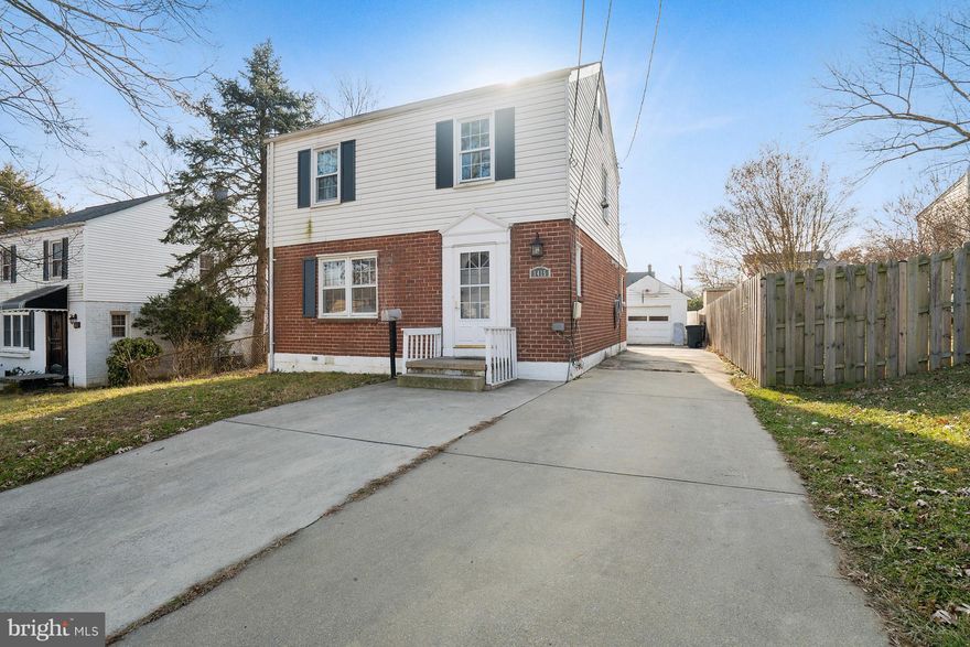 Well maintained home features hardwood floors throughout the house, except kitchen and bathrooms, granite countertops, newer roof, newer A/C unit, newer windows, recently updated attic with plenty of storage, driveway for 4 cars, garage detached  and more!. Location! Location! Location!