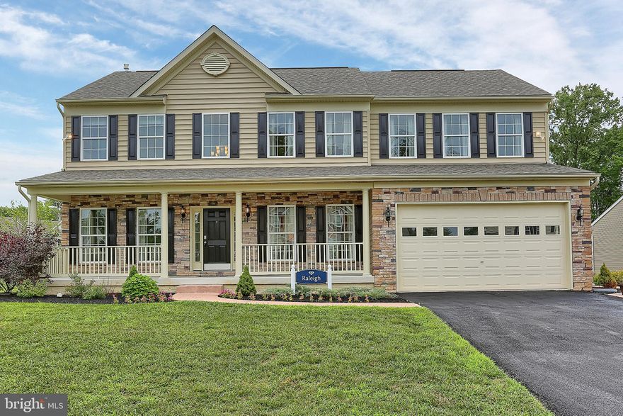 As you walk into the beautiful Raleigh you are greeted by a large, two-story open foyer. The whole first floor flows through itself as you easily move past the formal living room and dining room, on either side, to an open-planned great room, breakfast, and kitchen. The Kitchen is spacious with an abundance of cabinets, a reach-in pantry, and an optional kitchen island; makes storage and organization plentiful and easy. The first floor also features a powder room and a laundry room. Add even more comfort to the first-level spaces with optional add-ons like a gas fireplace in the Great Room or an expanded kitchen area with the addition of an optional Sunroom The second floor includes the Owner's Suite, 3 additional bedrooms, and a hall bath. The owner's suite is a spacious bedroom with a private walk-in closet and bath. Through double doors, you find the Owner's Bath, which comes standard with two separate vanities, a large tub/shower, and a reach-in closet with shelving for linens. An additional Owner's Bath option includes a Super Bath, with a large soaking tub and shower. Additional Owner's Bath options include; a Roman-style, with a walk-in shower with a tiled bench seat, or a Venetian-style bath, that features a large, glass-walled shower.