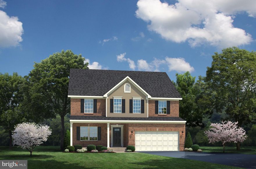 Rome built to customer's specifications - entered for comp purposes.  Features include: over 3,000 sq ft., 5 beds, 2.5 baths, tray ceilings in master suite, 1st floor study, gourmet kitchen w/ granite & stainless steel, hardwood floors, full unfinished walk-out basement w/ 3 piece bath rough-in. Images shown are representative only.