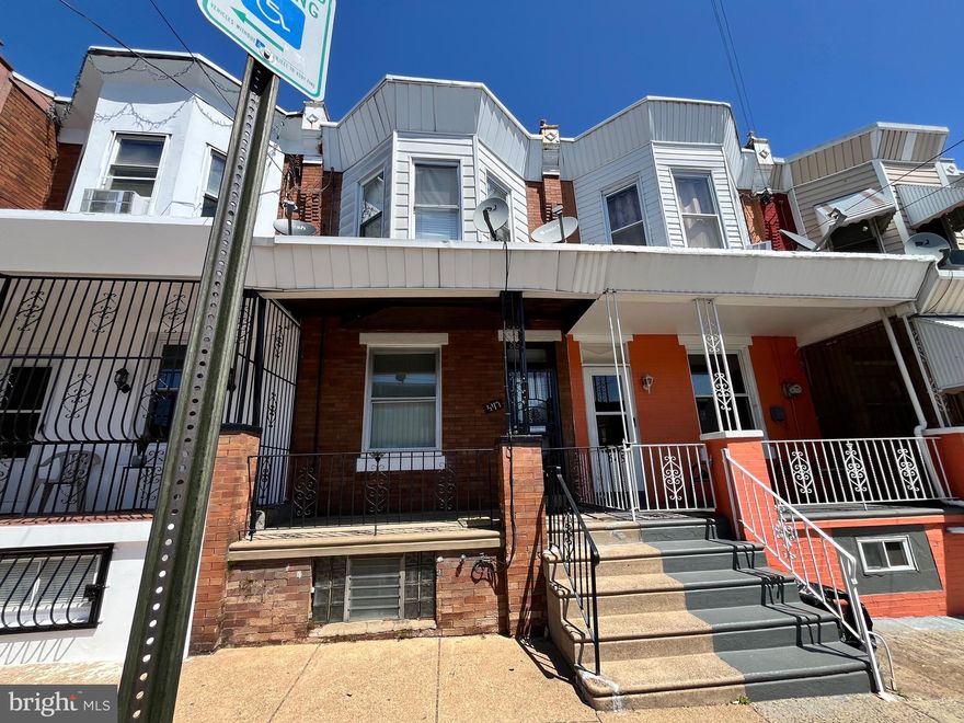 Are you looking for an affordable 3 Bedroom home in or near Hunting Park? Consider this well maintained, traditional brick Row/Townhome! With its warm and inviting curb appeal, especially when you picture yourself sitting on the covered porch, sipping your coffee and saying hello to your neighbor. The main level offers Living room, formal Dining room, a Breakfast room, and the full Kitchen with exit to the rear grass yard. The lower level offers safety glass block windows, gas boiler heating system, gas hot water tank, and lots of storage space, that maybe you can finish to add even more living space! The upper level accommodates with the aforementioned 3 Bedrooms and 1 hallway Bathroom. This will make a great starter home or addition to your investment portfolio!