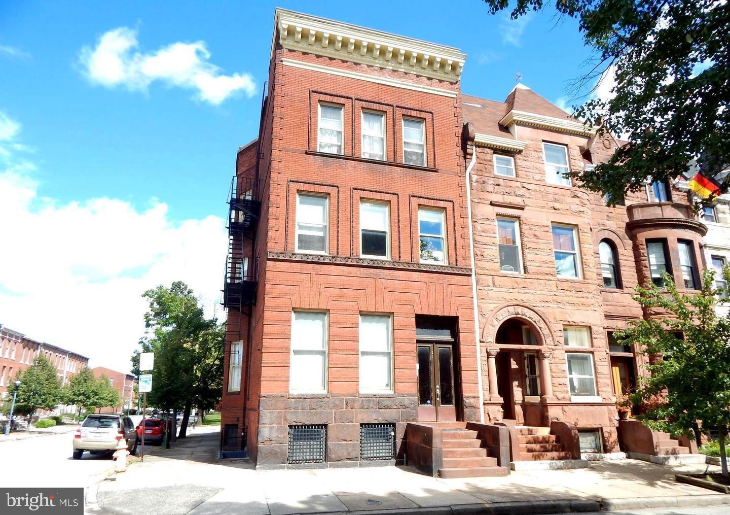 Light-Filled 3BR/2BA Gem in Charming Bolton Hill – Available Now! Welcome home to this sun-drenched and spacious 3-bedroom, 2-bath residence in the heart of historic Bolton Hill! Offering approximately 1,350 square feet of beautifully maintained living space, this inviting end unit blends timeless charm with modern comforts—perfect for anyone seeking space, style, and serenity in one of Baltimore’s most picturesque neighborhoods. Step inside to discover gleaming hardwood floors, three elegant decorative fireplaces with marble hearths, and oversized windows that flood every room with natural light. The thoughtfully designed open-concept living and dining area provides the perfect backdrop for entertaining or relaxing at home. The updated L-shaped kitchen is a chef’s delight, featuring a convenient breakfast bar, custom wood cabinetry, granite countertops, ceramic tile flooring, and stainless steel appliances. Retreat to the spacious primary suite with a newly renovated en-suite bath, complete with a stunning marble shower surround. Two additional bedrooms each include generous walk-in closets, and a stylish second bathroom features natural stone tile finishes. An in-unit washer and dryer add everyday convenience. "Nestled near Sumpter Park, this peaceful, tree-lined street offers the perfect blend of historic character and urban convenience. You're moments from MICA, Penn Station, the Light Rail, and the best that Baltimore has to offer. No smoking building. 700 credit score or better required for application acceptance. Don’t miss this rare opportunity to live in a bright and beautifully appointed home in one of Baltimore’s most sought-after neighborhoods. Schedule your private showing today!