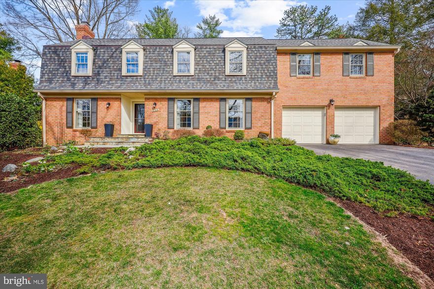 OPEN SUN 3/30, 1-3PM!
PICTURE-PERFECT COLONIAL & GARDENER'S DREAM IN THE PRESTIGIOUS COPENHAVER COMMUNITY!
Welcome to this sensational 5-bedroom, 3-full-bath, 2-half-bath Alleghany model home, built by the renowned Kettler Brothers. One of the largest homes in the neighborhood, this exquisite Dutch Colonial spans over 4,500 sq ft of finished living space. Featuring a CUSTOM-DESIGNED 400 sq st SCREENED-IN BACK PORCH, , new roof (2021), a brand-new soaking tub in the owner’s bath (2025), a two-car garage with direct kitchen access, and a dual-zone heating and cooling system, this home blends comfort with functionality.

As you enter through the grand foyer, you’ll be greeted by timeless oak hardwood floors. The formal living room features a wood-burning fireplace and elegant moldings, while the spacious dining room provides a vista of the park-like setting. A versatile first-floor study, which can easily be converted into a bedroom if desired, includes two large closets and convenient access to a powder room.
THE GOURMET KITCHEN is a chef’s dream, with stainless steel appliances  (ALL UPGRADED in 2020), abundant recessed lighting and ample counter space.   The kitchen also boasts a wealth of storage, including two pull- out drawer pantries, drawers for cookware and spices, a broom closet, and additional solutions to ensure everything has its place.     The relaxing FAMILY ROOM flows seamlessly from the kitchen to the outdoors, and features recessed lighting, and a gas fireplace with a decorative surround and glinting glass stones, creating an inviting ambiance. 

Step into the highlight of the house — the QUIETLY REFINED YET RUSTIC SCREENED-IN PORCH  features inviting wood beams and vaulted ceilings. It’s a perfect three season al fresco dining space, intimate enough to feel relaxing but large enough for entertaining with three separate seating areas. Skylights bathe the space in natural light, while the ceiling fan offers a refreshing breeze, complementing the soothing sound of a fountain cascading in the corner. This PEACEFUL HAVEN opens onto an expansive flagstone patio, surrounded by a beautifully landscaped setting featuring five Japanese maple trees, a variety of perennials, and a fenced organic garden with nine raised beds.  (For those who prefer more grassy area, seller will remove the garden. ) 

UPSTAIRS, you'll find five generously sized bedrooms and three full bathrooms, all conveniently located on one level. The primary suite features its own seating area framed by decorative columns, along with ample closet space. The en-suite bathroom is a retreat in itself, complete with a double vanity, step in shower, brand-new soaking tub, private toilet and walk-in closet. Oak hardwood floors continue throughout this level, complemented by thoughtful details such as a laundry chute and solar tubes that enhance the home's natural lighting. 

The FINISHED BASEMENT offers an abundance of space, including a 675 sq ft rec room with built-in shelves, additional storage, and recessed lighting. A spacious dedicated workshop room provides ample opportunity for hobbies and projects while the utility/laundry room includes an additional half bathroom. 

Ideally located, it’s a short walk to Cold Spring Elementary and the exclusive Copenhaver park with tennis courts, basketball court, playground, and walking paths. It's also only minutes to shops and restaurants in Park Potomac, Potomac Village, Rockville Town Center, Cabin John and Westfield Montgomery Malls.   You’ll have easy access to the interstate corridor and metro stations.   Also nearby are the C&O Canal National Historical Park, Glenstone Museum, Strathmore Music Center and Potomac Community Center. 
Discover the perfect blend of elegant living, thoughtful design, and natural beauty in this exceptional Potomac home!