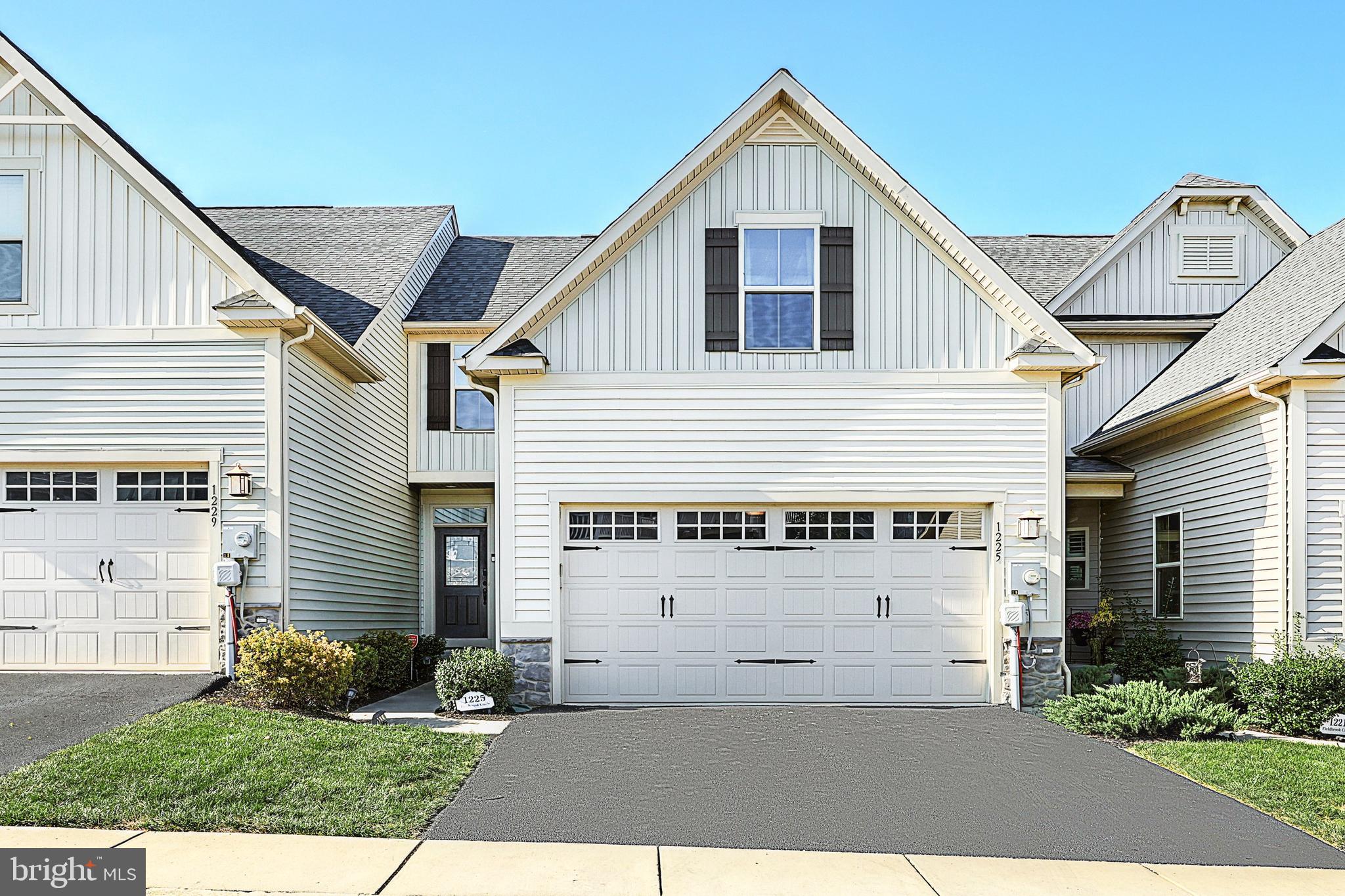 Move right into this stunning luxury villa style condo in desirable Regents Glen, a gated golf course community with unparalleled amenities & location just seconds to shopping, entertainment, schools, colleges, medical campuses, major arteries & more! Foyer entry reveals an elegant open layout with hardwood floors extending throughout the main level, featuring granite, tile & Stainless steel Kitchen with breakfast bar, convenient powder & laundry rooms, & huge living-dining combo with tall windows, recessed lighting opening to the awesome composite deck. Delightful first floor primary suite boasts soaring tray ceiling, walk-in closet & tile bath with extended double vanity & fantastic double shower with built-in bench seat. Two gracious bedrooms & full bath upstairs provide hospitality for family and guests. The full finished basement offers rec room area with egress, theater area with built-in surround sound, full bath & 4th bedroom. Maintenance free exterior enjoys a beautiful setting & expansive common area just steps away from York Co. Heritage Rail Trail access & a full complement of community amenities, including walking paths, bocce ball courts, clubhouse, dining options & membership options for the pool & 18-hole golf course.  Upgrade your lifestyle today!