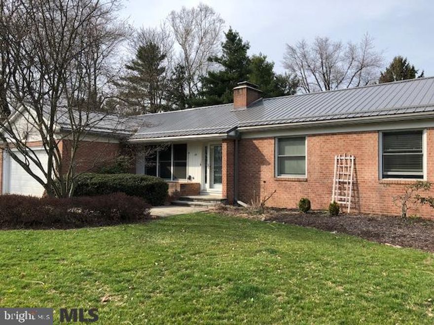 Welcome to this charming ranch home located in the Dalevue community! Hardwood floors and fresh paint throughout much of the home! As you enter, you'll be immediately greeted by the spacious open living room with wood pellet stove for those chilly evenings. Living room opens to the dining area, with sliding doors leading out to the deck. Kitchen includes newer countertops and plenty of cabinet space. Additional living area off the kitchen with access out to the lovely covered patio overlooking the large fenced in backyard. Pocket doors lead you to the main level laundry with half bath. Down the hall are three generous bedrooms and a full bath, with the master bedroom also featuring an attached full bath. Make your way downstairs to find the basement with a large rec room, craft area and an abundance of storage space. Two car garage. Roof replaced in 2018. Conveniently located. Make this your new home!