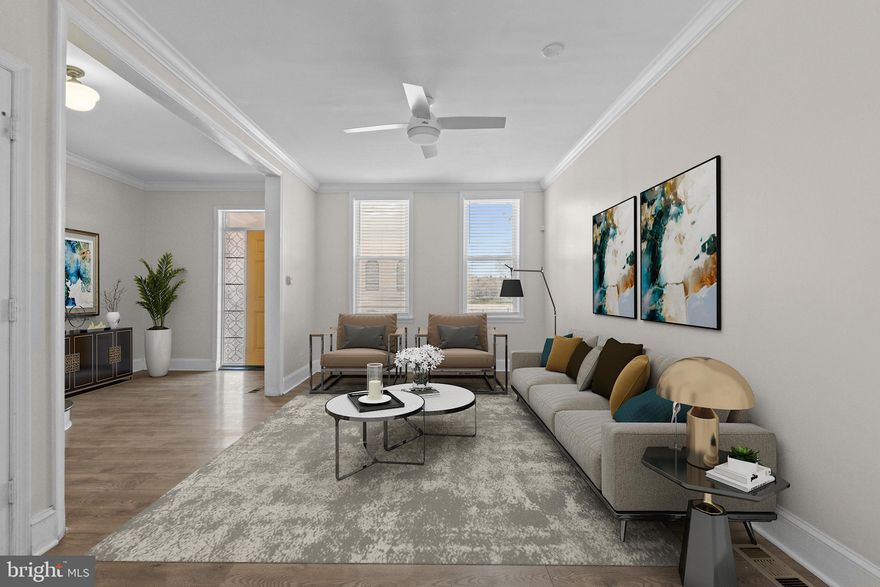 Welcome to 2620 Oswego Ave—where thoughtful updates, functional space, and timeless style come together to create a truly move-in ready home in Baltimore City. Renovated in 2020, this property offers the perfect blend of modern finishes and everyday comfort, making it an exceptional opportunity for today’s buyer.

Step inside to discover a bright and inviting main level designed with both style and practicality in mind. The updated kitchen serves as the heart of the home, featuring sleek granite countertops, crisp white wooden cabinetry, and stainless-steel appliances. A convenient breakfast bar creates the perfect spot for casual dining, morning coffee, or entertaining guests while staying connected to the living space. The open flow makes everyday living effortless and welcoming. A well-placed half bathroom on the main level adds an extra layer of convenience.

Upstairs, you’ll find three comfortable bedrooms, each offering ample natural light and flexibility for a variety of uses—whether it’s a home office, guest room, or personal retreat. The full bathroom is centrally located and thoughtfully designed to serve the upper level with ease.

One of the standout features of this home is the expansive lower level, offering approximately 785 square feet of additional living space. Whether you envision a media room, game area, home gym, or extended entertaining space, this level provides endless possibilities. It also includes a dedicated laundry area and benefits from a recently installed (2020) waterproofing system, providing added peace of mind.

Major system updates further enhance the value of this home, including a newer 2020 water heater and updated windows, helping to improve efficiency and comfort year-round.

Outside, enjoy a large covered front porch—perfect for relaxing and unwinding—as well as a level, fenced rear yard that offers privacy and space for outdoor gatherings, pets, or gardening.

With its modern upgrades, generous living space, and move-in ready condition, 2620 Oswego Ave presents an incredible opportunity to own a beautifully updated home in Baltimore. Don’t miss your chance to make it yours!