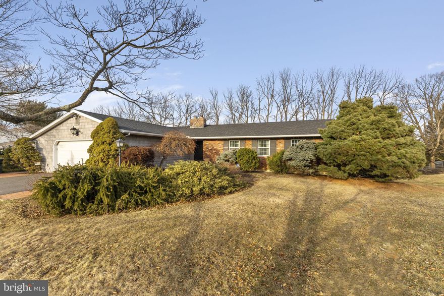 This sprawling Saucon Valley three bedroom ranch home has been updated throughout including HVAC, Roof, Chimney, Luxury vinyl tile and stylishly updated kitchen. The open, flowing first floor layout glides seamlessly from foyer entrance to formal living room w the warmth of the wood burning fireplace, recessed lighting and elegant built-in cabinetry. Dining options range from formal dining room or choose the bar height eat-in kitchen area for a more relaxed atmosphere. The kitchen has solid surface countertops, tiled backsplash, SS appliances and recessed lighting. Bedrooms are all conveniently located on the main floor w full hall bath. The master bedroom suite has a stand-up shower and stylishly updated vanity. The lower level offers additional living space, is full walk-out , w brick surround fireplace, wall to wall carpeting and convenient half bath. Outdoor enjoyment is a breeze w raised deck, lower patio, lush landscaping and generous half acre lot. Call to schedule you showing today