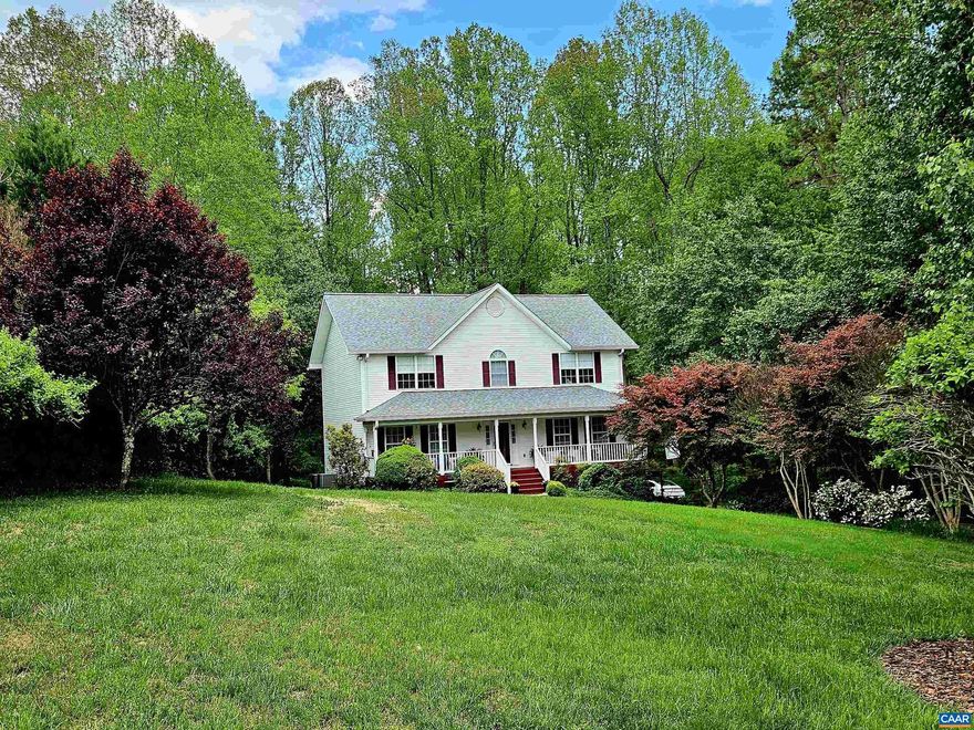 (Prof pics post on Mon) For the first time on the market, this stunning Colonial has been meticulously maintained by its original owners for over 25 years. Offering exceptional space and versatility, the home features multiple living areas, 2 kitchens, 4 bedrooms, and 3.5 baths - perfect for everyday living and entertaining. Thoughtful updates include a recently replaced roof and skylights, updated appliances, and fresh carpeting on both the main level and basement. Tucked back on its parcel, the setting is peaceful and inviting, highlighted by mature, colorful landscaping. The true showstopper is the backyard - flat and private with a serenely wooded backdrop. Whether you're enjoying the quiet from the oversized deck in spring, summer, and fall, or cozying up by the gas fireplace framed by custom windows in the winter, this home offers comfort year-round. Upstairs, the oversized primary suite with vaulted ceilings creates a relaxing retreat, while three additional bedrooms offer ample closet storage. The finished basement adds more flexibility with a spacious rec room and kitchenette, enhanced by sound-dampening insulation for added privacy. This is a rare opportunity to own a property that reflects decades of pride in ownership.,Cherry Cabinets,Fireplace in Living Room