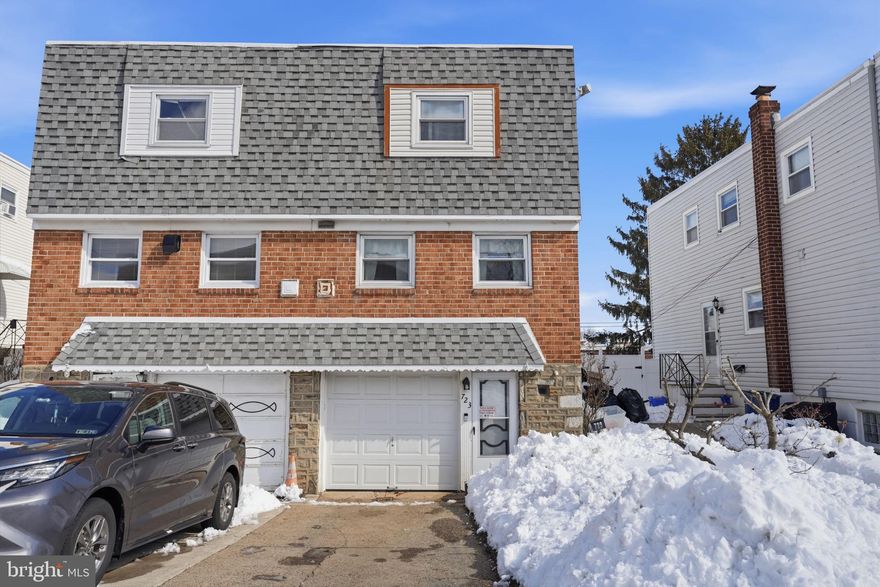 Sweat Equity Opportunity!Welcome to 723 Gorman Street, a classic twin home located on a quiet block in Philadelphia. This property is being sold as-is and is perfect for buyers looking to renovate and add value.
The home offers a traditional layout with generously sized rooms and strong bones.  The home features recently updated Full bath, replaced windows, hot water tank and HVAC and updated electrical panel . Conveniently located near public transportation, shopping, schools, and major commuter routes.