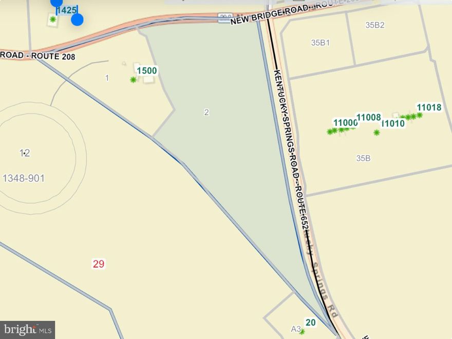 Come see this property close to ever growing Lake Anna! Road fronatage on  Kentucky springs and new bridge road,  zoned C2. Traffic count is 14,000/day!  Great price now (firm) for a fabulous location!