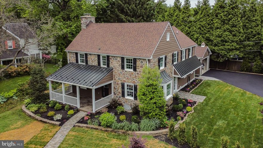 Welcome to 411 Wynmere Road located on the bustling hub of the main line. Do you like the quality of older construction when it meets modern living? Then this home is for you! This house was  meticulously renovated with all the bells and whistles for today's buyers but keeping to the original charm and character of this Stone Colonial in mind. Features kept include the solid wood doors where possible, hardwood floors throughout and a big open-hearth fireplace. The list of new improvements is long and includes all new 200 amp electric service, featuring LED high-hats throughout, all new plumbing, (2) zone Bryant HVAC systems, Viwinco windows, french drain and any original walls that remained have received blown-in insulation.

Yet when you walk in the front door your eyes are drawn to todays modern style living. Featuring large open entryways to access all areas of the first floor. There is a full speaker system in the ceilings throughout the first floor, including the patio and front porch. A refined Chefs kitchen with KraftMaid cabinetry, level 6 solid Quartzite tops and stainless steel appliances including a double oven. One end of the kitchen opens to the family room featuring a gas fireplace with beautiful touches of shiplap and an exit to the slated patio for entertainment. A tasteful barn door separates the kitchen and mudroom with ample closet space, cubbies, powder room and access to the garage. This entryway and exit to the garage will keep loading and unloading to a breeze.  Another side of the Kitchen has an exit to the newly sodded fenced in yard, perfect for a swing set to keep the little ones occupied while cooking and keeping an eye on things. The large fireside living room is a perfect setting for the Holiday times of the year with family, and a formal powder room complete this incredibly well planned-out first floor. 
    There is an open stairway which leads to the full finished basement with bedroom including egress, full shower-stall bathroom and sitting room. Truly a teenagers dream..home gym/office or perfect for the nanny or in-law visits.
    The second floor includes 4 bedrooms. A Master Suite and 3 primary bedrooms, 2 Bedrooms sharing a Jack & Jill bath which includes a handheld shower for convenience. Then a separate bedroom/guest room including a private bath. The 4th bedroom on this floor is the master suite which has 2-double door closets in the main bedroom and a walk-in closet for the new master bathroom addition. This picturesque bathroom belongs in a magazine. Enjoy the soaking tub after a hard day at the office or the multi-function shower with body sprays for that spa-like routine in the morning.  Also to help with those cold days in the winter there is a nice luxury of a thermostat heated floor. A hallway laundry and linen closet close out this well-designed second floor.
    Enjoy the tax break of a renovation versus New Construction. This home is only a few minutes walk to the train, downtown Narberth, parks, Restaurants, nite life and more. A few minutes drive to Suburban Square.. And to top it off… access to Center City is a breeze!! Make this property yours today!!!  Check out the footprint of the property from the construction plans on the document above. Showings start Saturday morning and there is an Open House on Saturday 5/28 - @ 1 -4PM