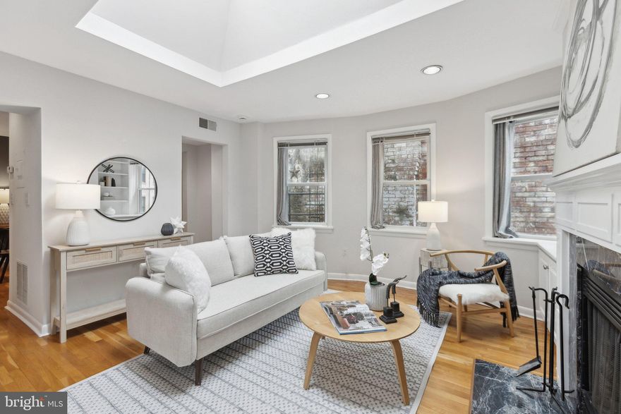 Broker's Open Tuesday @ 11:30AM - 12:30PM. Offer deadline is Thursday at 12PM.  

Welcome to this stunning, oversized one-bedroom, one-bath condo in the heart of DC’s most sought-after neighborhood—Logan Circle. Spanning over 700 square feet, this light-filled residence impresses with soaring ceilings, expansive windows, and a dramatic skylight that floods the living spaces with natural light. The open-concept layout features a spacious family room, a designated dining area, and an updated kitchen complete with sleek countertops and stainless steel appliances. The generous bedroom easily accommodates a king-size bed, offering both comfort and style. From the airy ambiance to the luxurious finishes, this home is a rare gem. Just steps from Logan Circle, 14th Street’s acclaimed restaurants, shops, and vibrant nightlife, you’ll enjoy the best of city living right outside your door.