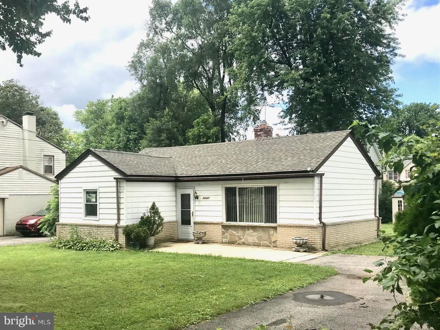 Single detached home located in Linconia Park development of Bensalem township.  Home is in good condition and was well maintained for years as a rental property.  Ranch style with 2 bedrooms and 1 bathroom.   There is a storage shed in the oversized yard.    Sold as is.