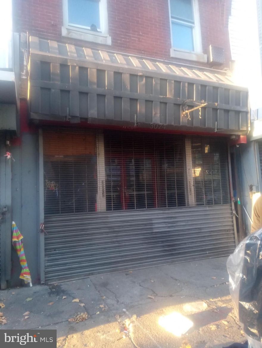 Prime Storefront Opportunity on Kensington Ave
Welcome to 3074 Kensington Ave, a versatile commercial storefront located in a high-traffic area of Philadelphia. Offering 800 square feet of interior space, this property is perfect for retail, office, or creative use.
The space features an open layout with large windows, providing excellent natural light and visibility for your business. Additionally, this property includes access to a spacious basement, ideal for all your storage needs.
Situated in a bustling area, this location benefits from significant foot and vehicle traffic, making it an excellent choice to attract customers and grow your business.
Don’t miss out on this fantastic opportunity to establish your business in one of Philadelphia’s vibrant neighborhoods. Schedule a tour today!