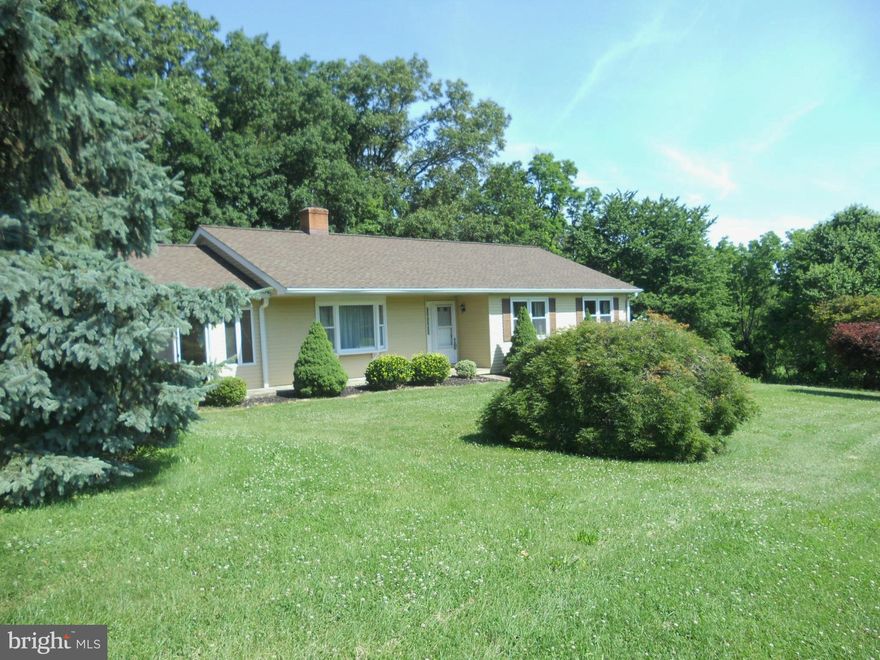 NEW CENTRAL AIR & HEAT PUMP just installed, new water heater,newly improved driveway. One level living, lots of room w/1888 fin sf on main lvl. Hardwood floors, sunroom, main level laundry rm, full bath off of master bedroom, walkout basement w/half bath for future rec rm, den, workshop, etc. Large 2+ car gar, 1.75 AC country lot w/rm for garden, play area, no HOA. 100% financing USDA eligible.