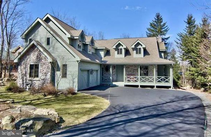 Welcome to this spectacular 3 bedroom 3 bath lake front property in prestigious Lake View Estates. A quaint amenity-filled community with a 150 acre lake, sandy beach and surrounded by 40,000 acres of Tobyhanna State Park. Breathtaking views from the stunning great room with 2 story fireplace. The dream kitchen offers granite countertops, 2 dishwashers, large pantry and opens up to a dining area and the family room. Upstairs offers plenty of rooms for sleeping so invite the gang, which includes 2 twin beds in the loft, 1 queen in primary BR, and 1 queen and bunk beds in BR 2, 1 queen and 2 twins in BR 3, and 1 double sleeper sofa in office for a total of 14 beds. Enjoy all the areas activities for 4 season family fun such as pickleball, volleyball, basketball, community lodge, a sand beach and of course the lake. An extra bonus is that this is close to many ski resorts. Did I mention the sunset views?? This will be the place your family and friends make memories for years to come! NYC is only 85 miles away!