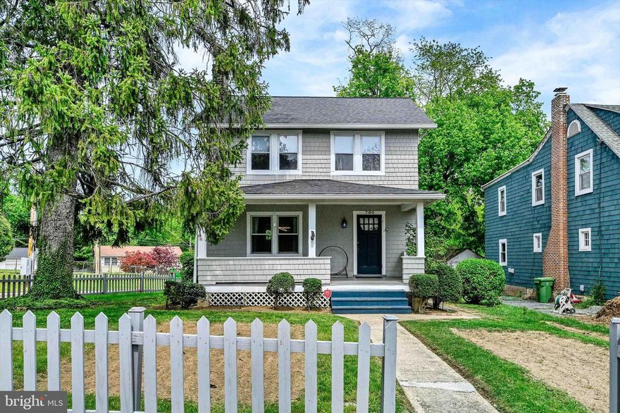 Charming 3-bedroom, 1.5-bath home tucked away on a quiet dead-end street, just steps from Evesham Park and a short stroll to Belvedere Square. Enjoy a spacious yard with great southern light—perfect for entertaining and gardening—with open green space right across the street. Inside, original hardwood floors and trim add character, and a newly installed fireplace insert with a new chimney liner brings added warmth and charm. The kitchen features a newly installed floor and a bright pantry off the back with easy access to your backyard. A full basement offers laundry, a side entrance for easy access, and a Baltimore flush. Additional storage space on the third floor includes a cedar closet. A classic picket fence out front completes the picture.