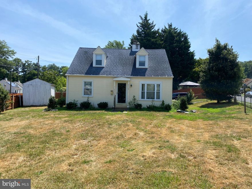 Estate sale - single cape in Blue Ribbon School District of Abington . Look at the low  taxes .
Corner lot . Formal living room with Carpets , recessed lights , window ac unit , brick fireplace . Formal dining room with ceiling fan , carpets . Modern kitchen with glass tiled back splash , engineered hardwood floors , granite counter top , stainless steel sink , nickel gas range , recessed lights , nickel dishwasher , side door exit to rear driveway , yard , shed . Hall to full bathroom with pedestal sink , tub , shower , ceramic tiled flooring , . Bedroom 1 with carpets , recessed lights , bedroom 2 with carpets . 2nd floor has hall powder room , bedroom 3 with laundry closet  , and bedroom 4 with carpets . Seller want to sell as is , buyer responsible for township C O . Needs minors cosmetic updates . A great value for Abington township, minutes to Willow Grove mall and main roads . Schedule your showing today !