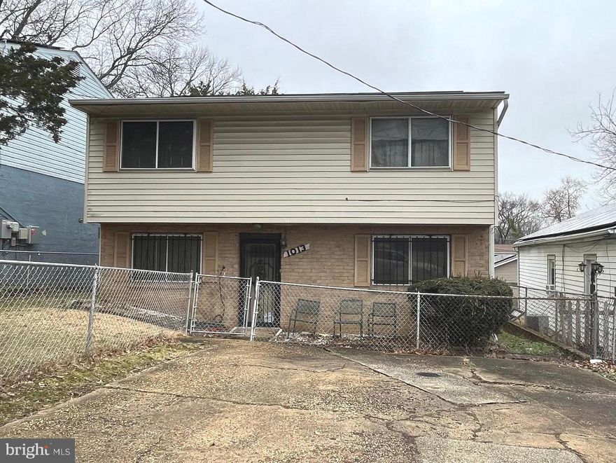 Coming Soon! Incredible opportunity in the Greater Capitol Heights area! This detached 2-level single-family home features 4 bedrooms and 2 full baths on a nice-sized lot with a 2-car driveway and no HOA. Estate sale with tremendous potential for investors, renovators, or buyers looking to build sweat equity. Property needs major updates including roof, deck, windows, kitchen, baths, and general improvements throughout—ideal for a full renovation or customization. With the right vision, this property offers strong upside potential. Sold strictly AS-IS. Cash preferred; rehab loans may be considered. Professional photos and additional details coming soon. Bring your contractor and vision—properties with this level of potential and lot size don’t come along often.