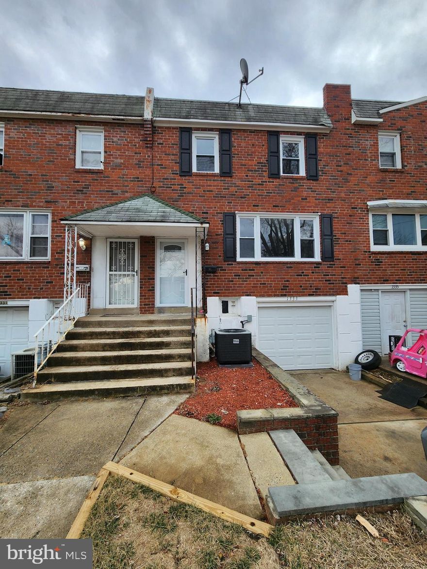 Your new home in Brookhaven just hit the market! This Airlite rowhome is newly-renovated and move-in ready! The main level features vinyl flooring throughout the spacious living room, dining room with ceiling fan, and adjacent kitchen with wood-toned cabinetry, gas cooking, and room for additional storage or a small table. Here, you'll also find access to the rear patio and fenced yard for outdoor enjoyment. An updated powder room completes the main level. Upstairs, there are 3 bedrooms with new carpeting and renovated bath with tub shower. Additional features of the home include a finished basement for added usable space, central A/C, small garage for storage or small vehicle, and driveway parking. If you're home shopping in this area, be sure to add this one to your list!