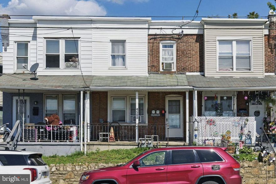 Attention Owner-Occupants & Turnkey Investors! Don’t miss this opportunity to own a legally zoned duplex featuring two well-appointed 1-bedroom units. Ideal for house hacking or passive income, this property offers versatility, charm, and strong rental potential. From the curb, you’ll appreciate the ample street parking, welcoming front porch, and fenced-in rear yard—perfect for entertaining or relaxing outdoors. Inside, each unit boasts a functional floor plan, updated kitchens and bathrooms, spacious bedrooms, and separate utilities for added convenience and tenant appeal. Located in a commuter-friendly neighborhood, you’re just minutes from public transit, subway lines, I-476, and I-95, ensuring a quick and easy ride to anywhere you need to go. Bonus: With potential rental income reaching $2,000/month or more, this is a smart move whether you’re looking to live in one unit or fully lease both.