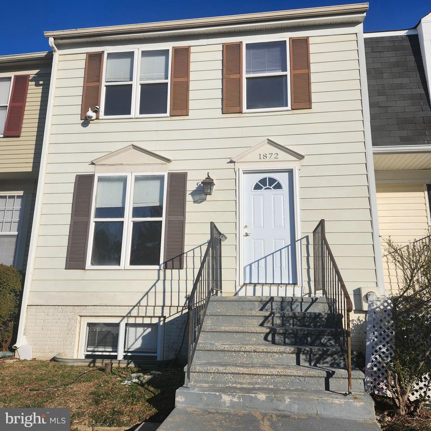 Newly renovated 4 Bed / 2 Full Bath Townhouse in Frederick is ready for new occupants. Kitchen has been recently refreshed with stainless steel appliances and quartz countertops, and new LVP flooring has also been installed. Upstairs has 3 beds and 1 full bath, basement contains 1 bed, 1 full bath and an open living space. Great place to call home inside and out.