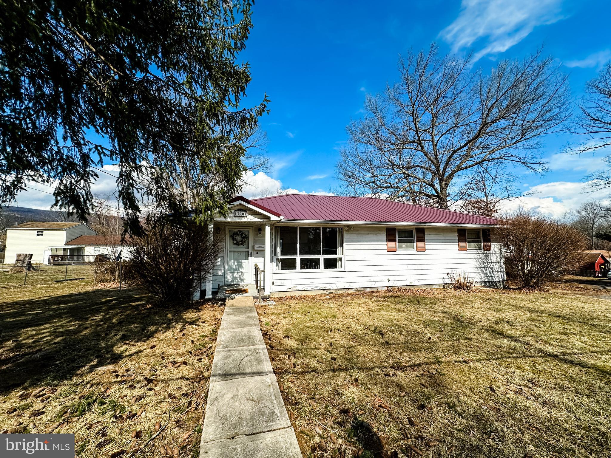 Don't miss this one!! A Spacious 3 Bedroom 1 Bathroom Cresaptown Rancher with a HUGE detached garage! GREAT Yard, Gleaming HARDWOOD Floors, ADORABLE Kitchen, Large Bedrooms, and a BIG Unfinished Basement with SO MUCH POTENTIAL!!! Come see it today!!!