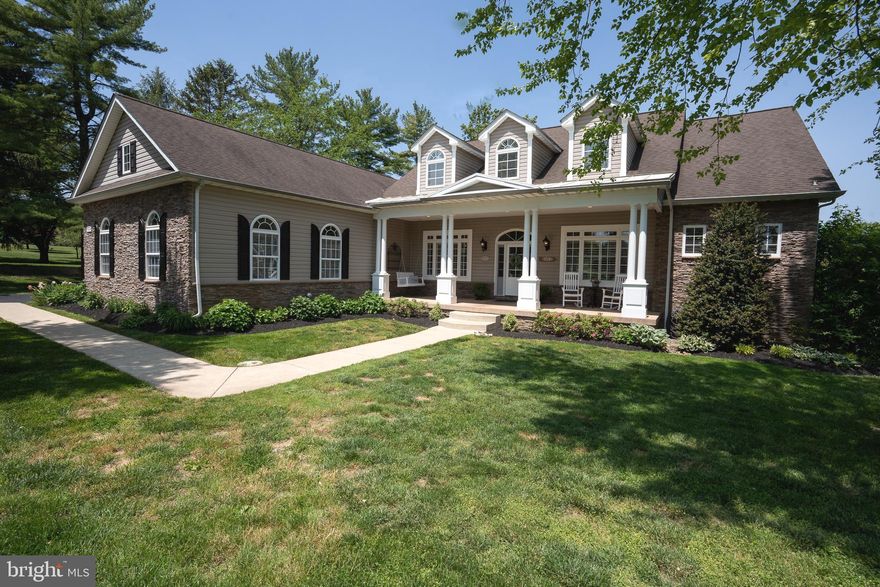 Absolutely stunning property in Baldwin situated on a 1.05 acre lot. 5 Bedrooms and 4 Bathrooms with a 2 car garage. The Kitchen boasts granite countertops, adding a touch of elegance. Breakfast area off Kitchen is perfect for mornings overlooking the beautifully landscaped backyard. Separate Dining Room w/tray ceiling. The Living Room stands out with its coffered ceiling & gas fireplace adding a sophisticated touch. Main level primary suite w/walk-in closet for added convenience and comfort. Additional main level Bathroom & Bedroom w/built-in shelving and plantation shutters(Currently used as an Office). The lower level includes a custom bar w/built-in shelving, 3 door beverage cooler and additional living space, creating a great entertainment area. Lower level also features an Office, Bedroom and a Bathroom. Upper level has 2 more Bedrooms and a Bathroom. The home also has a beautiful front porch & back porch for enjoying the outdoor views. Driveway has been resurfaced. Main level has been freshly painted. Dual zoned heat & A/C. Conveniently located near I-83 and 695.