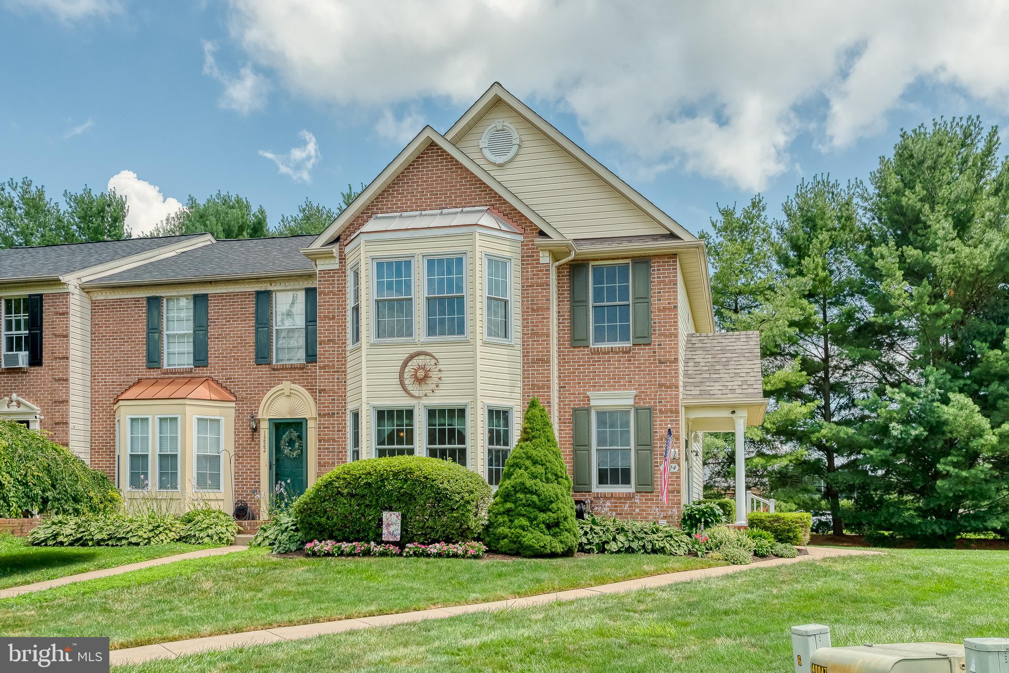 Welcome to 1224 Athens Court, a beautifully updated end-unit townhome with the best lot in the community! Featuring a new roof (2021), replacement windows (2021 & 2022), and luxury vinyl plank flooring (2021 & 2024), this home is move-in ready with stylish finishes throughout. The bright main level has a living room with bay window, decorative fireplace, and a seamless flow from the dining area and eat-in kitchen. Enjoy updated cabinets (2024), backsplash, and new microwave & dishwasher (2024)—plus direct access to the rear deck through sliding doors. A main-level powder room adds convenience. Upstairs, the spacious primary suite features a vaulted ceiling, chair rail, ceiling fan, and french doors leading to a luxurious primary bath with a jetted tub, separate shower, and skylight. Two additional bedrooms and a hall bath complete the upper level. The finished lower level includes a rec room with recessed lighting, a full bath, dedicated laundry area with workbench and storage, and even a laundry chute! Outside, enjoy a two-car private parking pad and new storm door (2024).
Plenty of space, thoughtful updates, and a prime location—this is one you won’t want to miss!