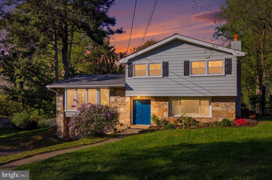 Welcome to this beautifully maintained split-level home located in the highly sought-after Upper Dublin School District. Set on a picturesque, tree-lined lot, this home offers timeless curb appeal with its classic stone exterior and inviting front entry. The bright and airy main living space features a stunning bay window that fills the room with natural light, along with hardwood floors and an open flow into the dining area—perfect for everyday living and entertaining. The updated kitchen blends style and function with white cabinetry, butcher block countertops, a subway tile backsplash, open shelving, and stainless-steel appliances. Upstairs, you’ll find a large master bedroom with an ensuite bathroom, and two more well-sized bedrooms with an updated full bathroom in the hall. The lower levels offer a spacious family room anchored by a cozy stone fireplace, providing a perfect second living area, along with an updated half bath, laundry room, additional storage, and utility space. The back yard has been thoughtfully improved. Offering a large, private, and park-like setting, it includes expansive green space, mature trees, raised garden beds, and a beautifully designed patio area complete with a gazebo—ideal for relaxing, entertaining, or enjoying the outdoors year-round. Conveniently located near shopping, dining, parks, and major commuter routes, this home offers both comfort and convenience in a desirable neighborhood setting.
The current owners have made several improvements since owning the home, few of which are an upgraded heater and AC in 2022, new kitchen in 2022, and almost all new windows in 2025.