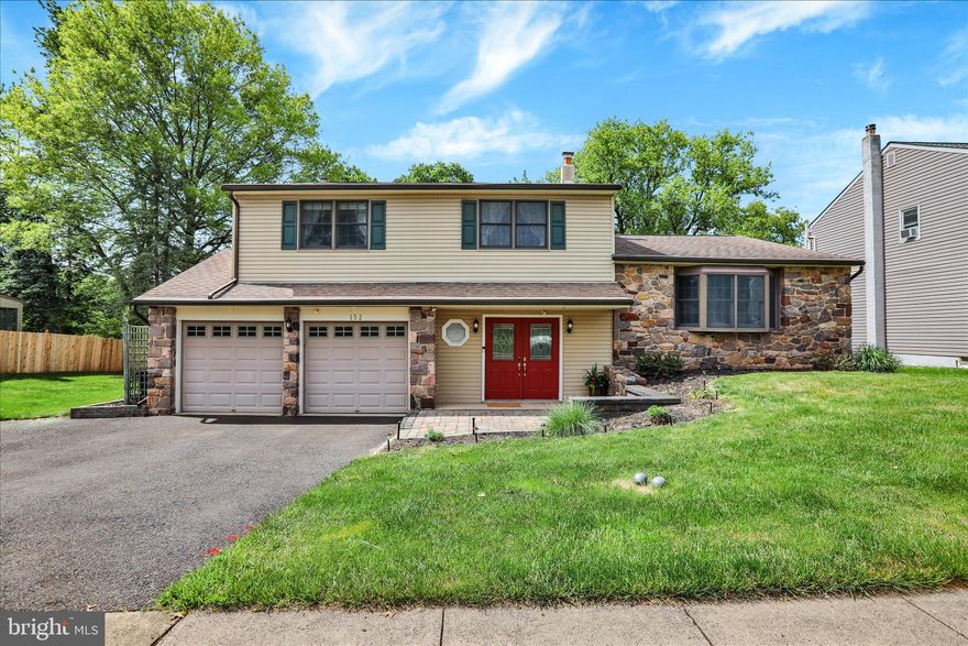 Nestled on a private lot adjacent to open space and peaceful views, located in Langhorne in Hampton Bridge. This well maintained 4-bedroom, 2.5-bath home offers 2,272 square feet of comfortable living space designed for both everyday living and entertaining. Featuring a spacious and functional floor plan, this home welcomes you with bright living areas, generous room sizes, and timeless appeal throughout. The kitchen opens to the main gathering spaces, creating the perfect flow for hosting family and friends. Upstairs, the expansive primary suite offers a peaceful retreat with a full bath, while three additional bedrooms and full bath, provide flexibility for family, guests, or home office space. A basement to provide endless possibilities for additional living space,a home gym, recreation, or extra storage.  A 2-car garage and private outdoor setting complete the package, offering both convenience and tranquility. Ideally located near shopping, dining, parks, and major commuter routes, this home offers an easy commute to Philadelphia, New Jersey, and New York City while enjoying the charm and convenience of Bucks County living.