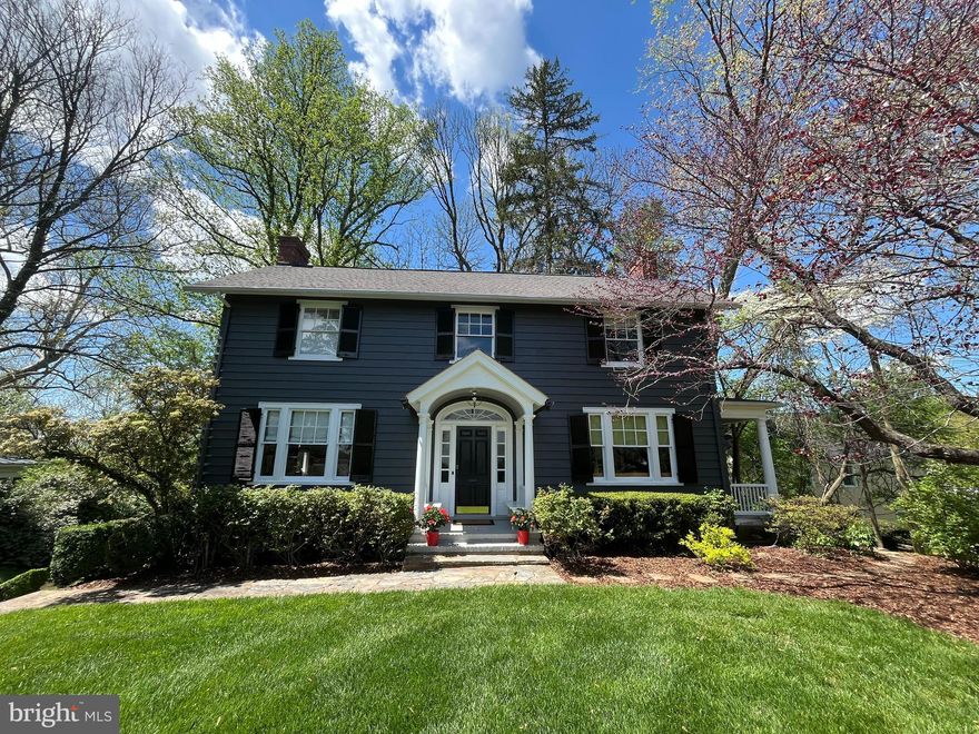 Opportunity to own a classic house in Old Town Warrenton.  This 1930's beauty has been well cared for and thoughtfully updated.  Crisp solid hardwood floors throughout including reclaimed pine floors in the kitchen. Kitchen includes marble counters, Wolf gas range, double deep sink, live edge wood breakfast bar, and leads out to  covered side porch.  Formal dining room with high ceilings and picture molding.  Grand living room with wood burning fireplace and large, bright windows on three sides.  Covered rear porch looks out over the nearly 3/4 acres yard w/ natural stone terrace and coy pond, terraced levels with play areas and beautiful natural landscaping.  Winding staircase leads to the 2nd level with a spacious owners suite.  Bathroom includes soaking tub, separate tiled shower, and heated ceramic floors.  The two other 2nd floor bedrooms have large windows and share a classically updated bathroom.   The 3rd floor is wonderfully finished as a bedroom or den.  Basement has laundry room, multiple storage rooms, and a separate potential home office with door to the backyard.   Newer door, opener, and EV charger in the  garage.   Enjoyed the easy access to Main Street and serenity of your own backyard park.